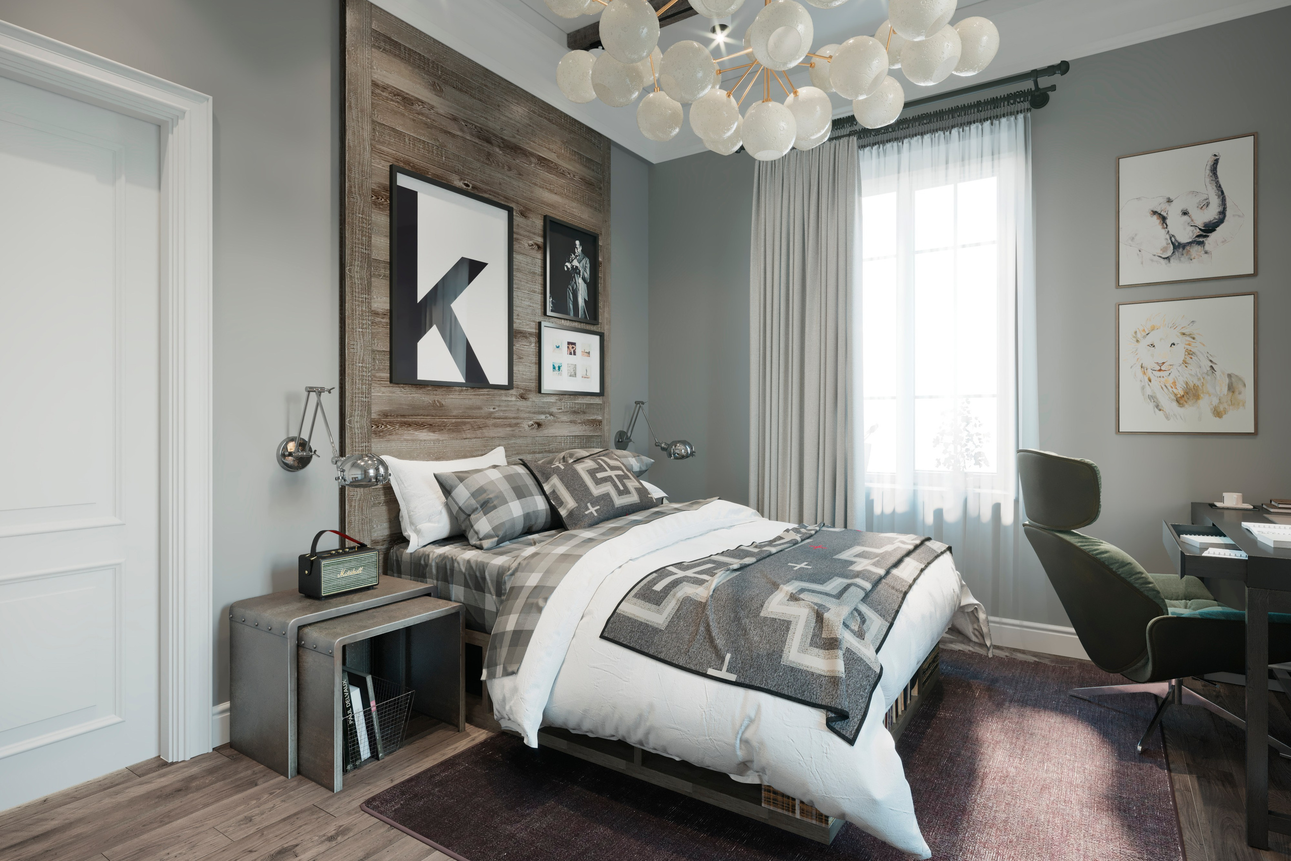 Интерьер частного дома в Горячем Ключе — Полный дизайн-проект. 3Д Визуализация Интерьера и Архитектуры