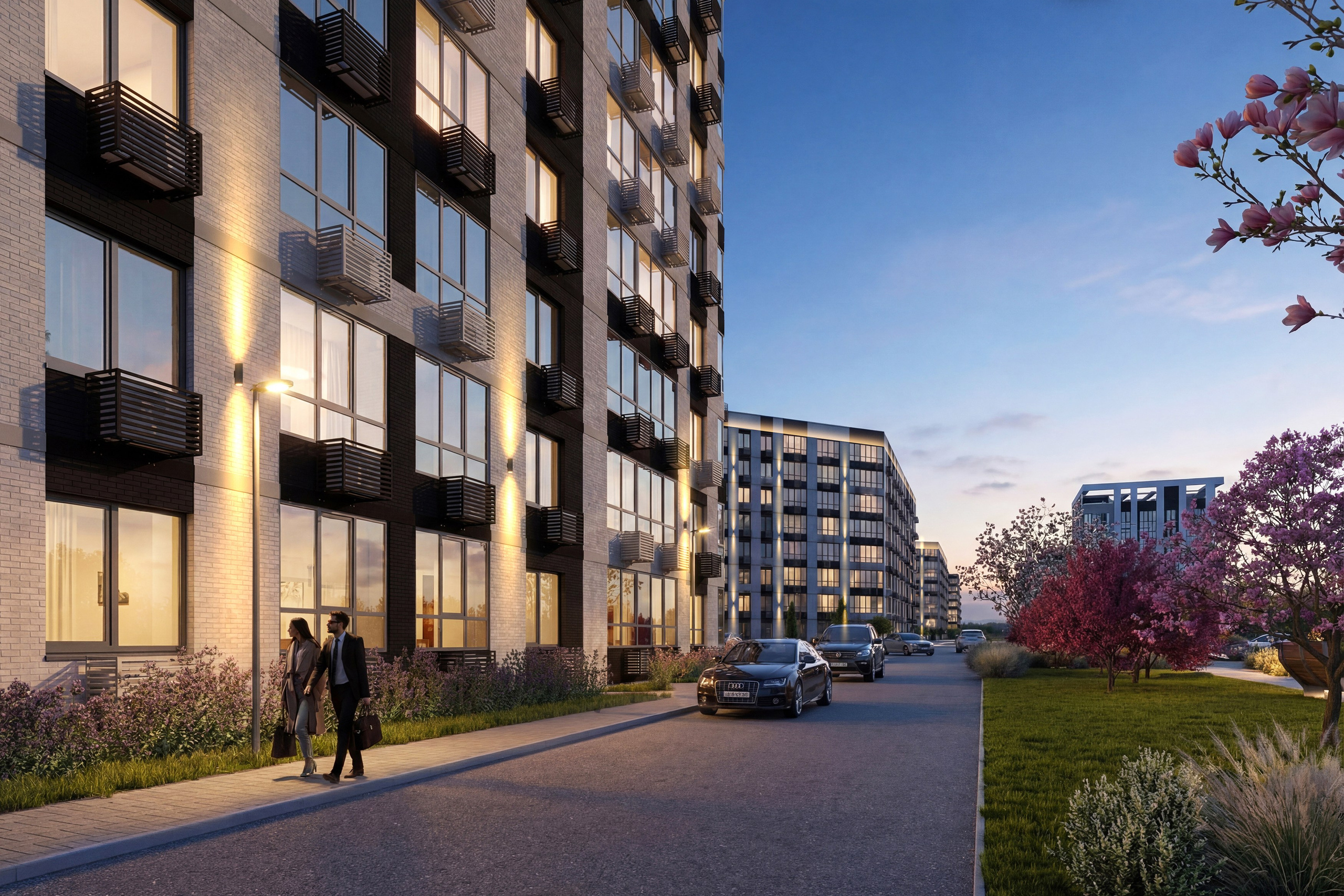 3D визуализация жилого комплекса в Майкопе — архитектурные рендеры и анимация | baxx.pro. 3Д Визуализация Интерьера и Архитектуры