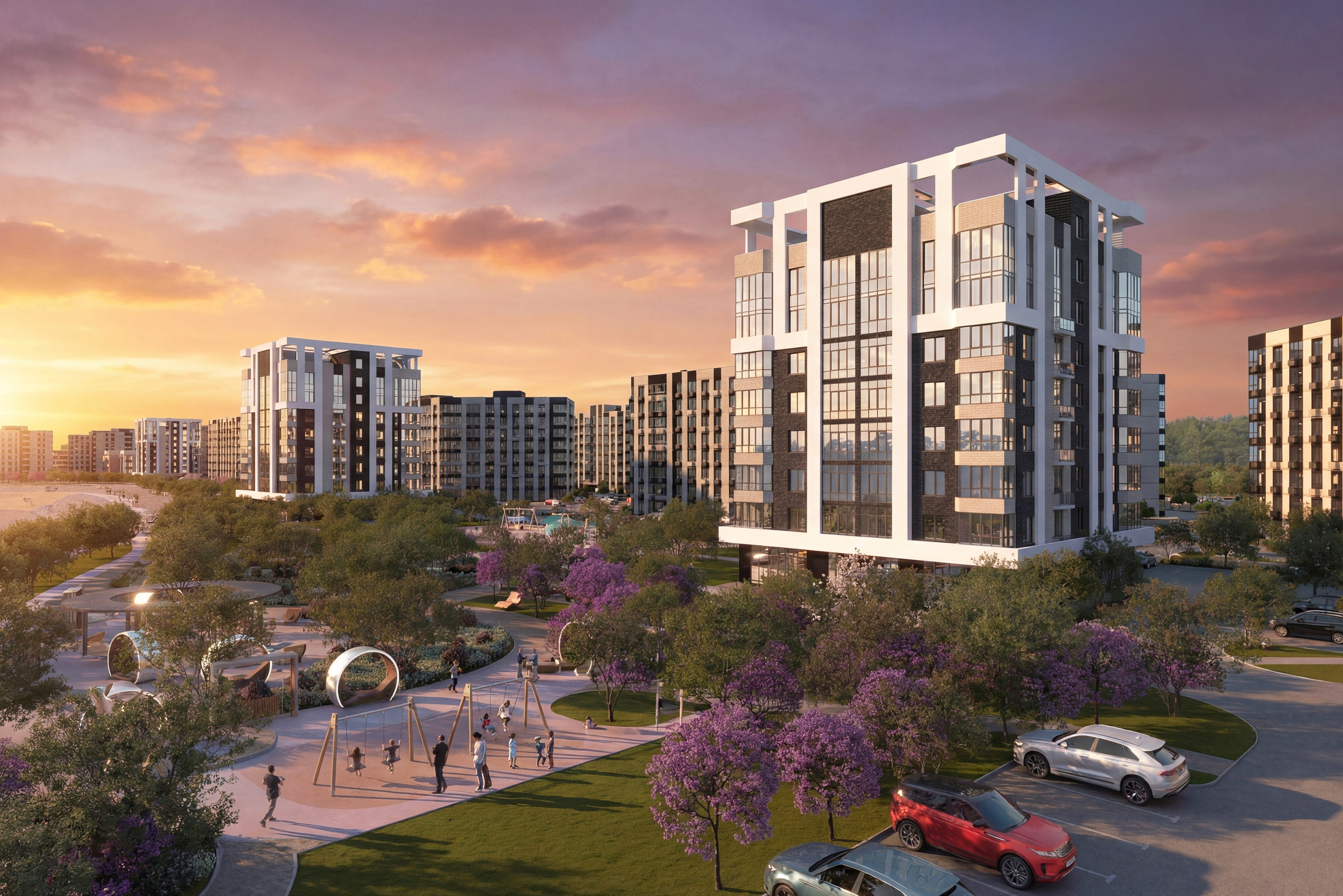 3D визуализация жилого комплекса в Майкопе — архитектурные рендеры и анимация | baxx.pro. 3Д Визуализация Интерьера и Архитектуры