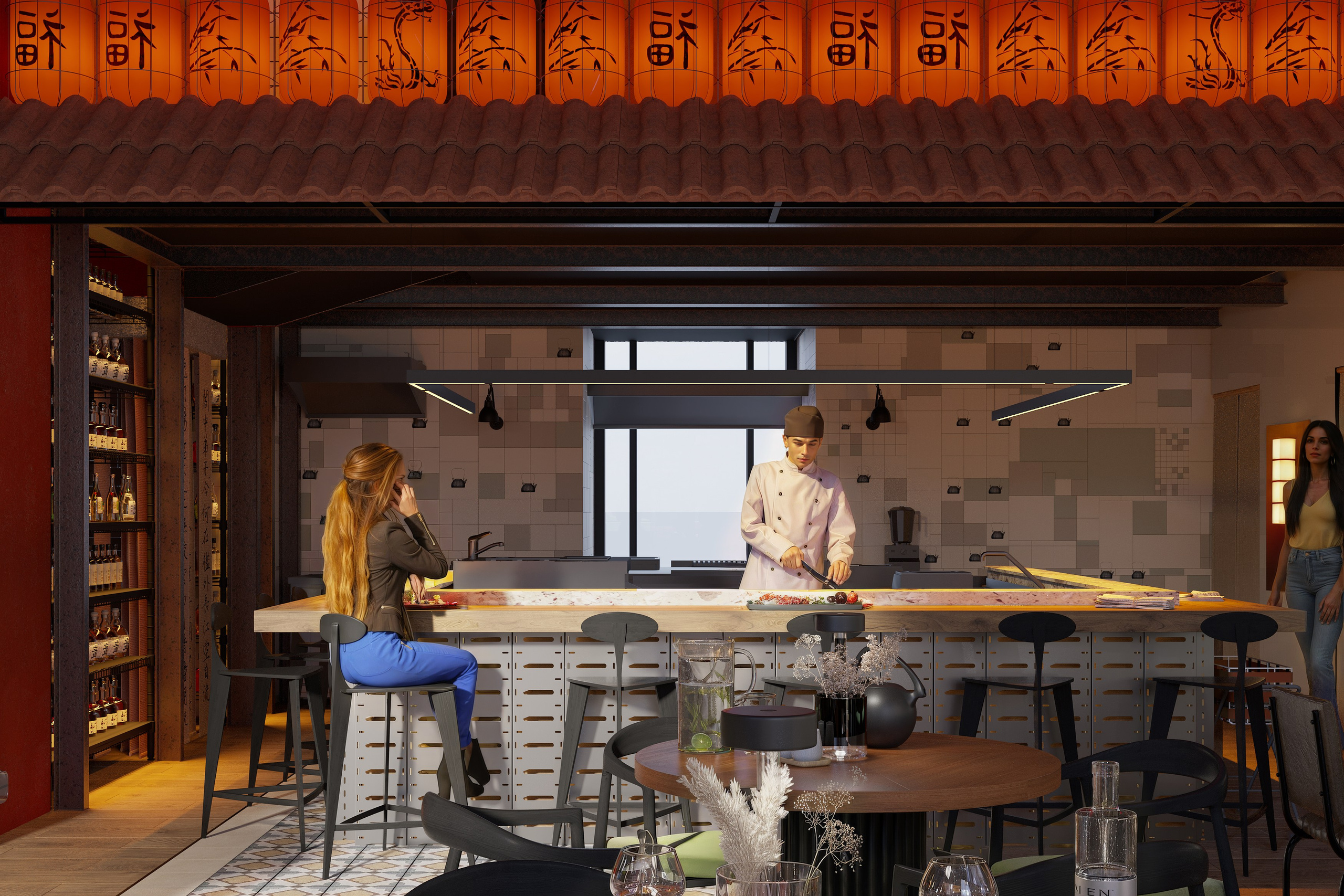 Ресторан «РУСАЛОЧКА». 3Д Визуализация Интерьера и Архитектуры