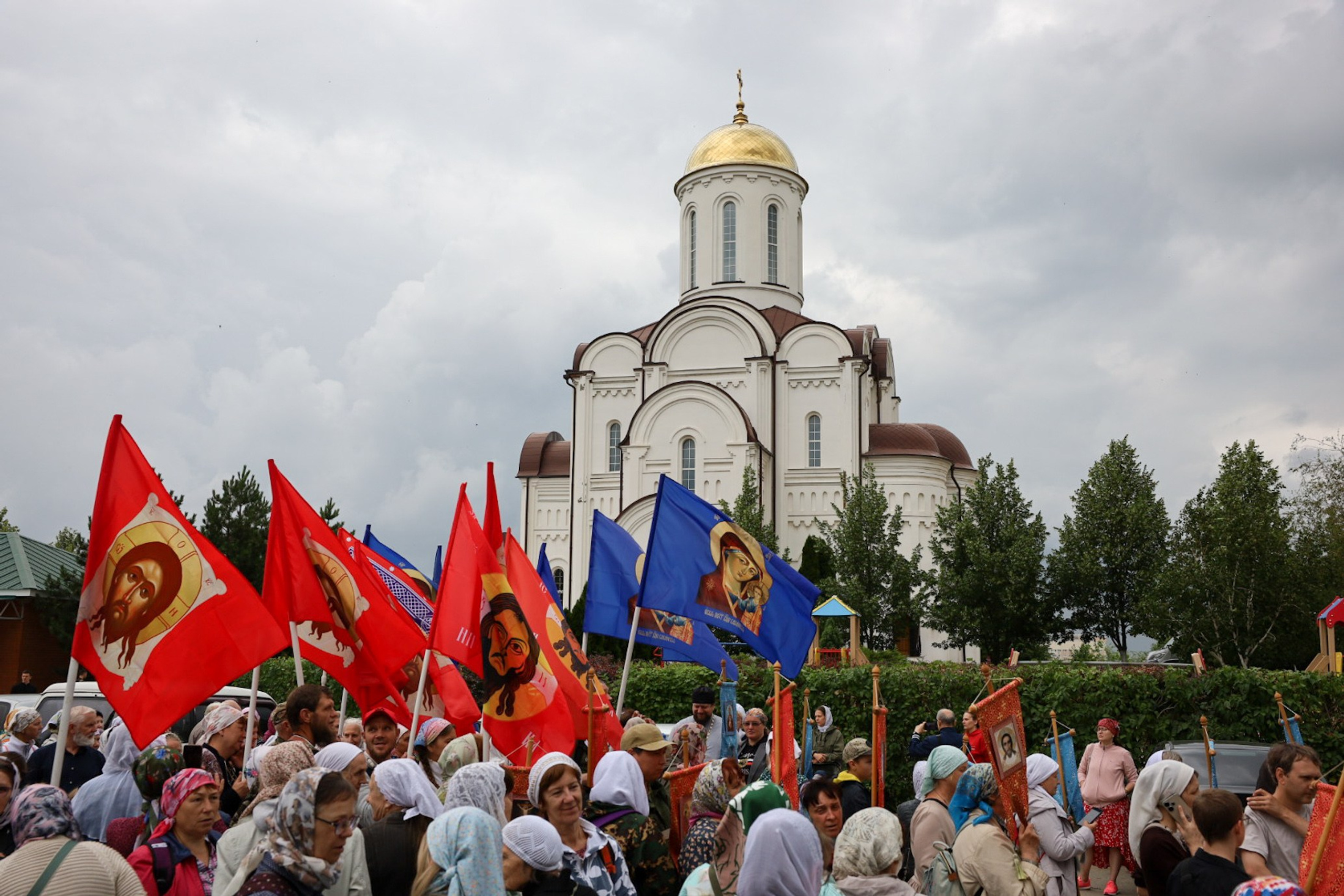 Священник провел беседу в детском лагере. Саратовское Северо-Западное благочиние