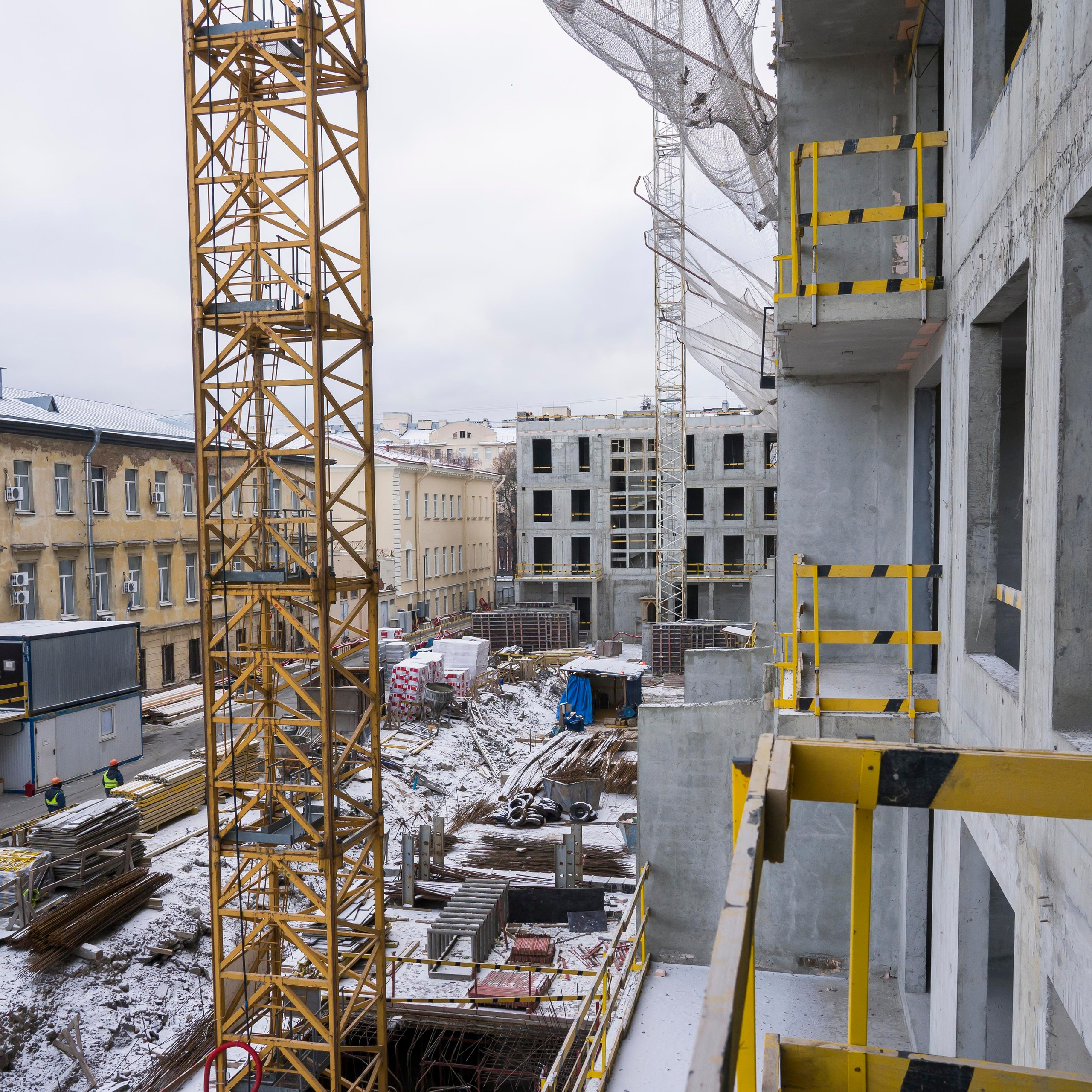 Фото съемка строящихся объектов недвижимости. Фотограф в Санкт-Петербурге. Репортажная и все съёмки для бизнеса