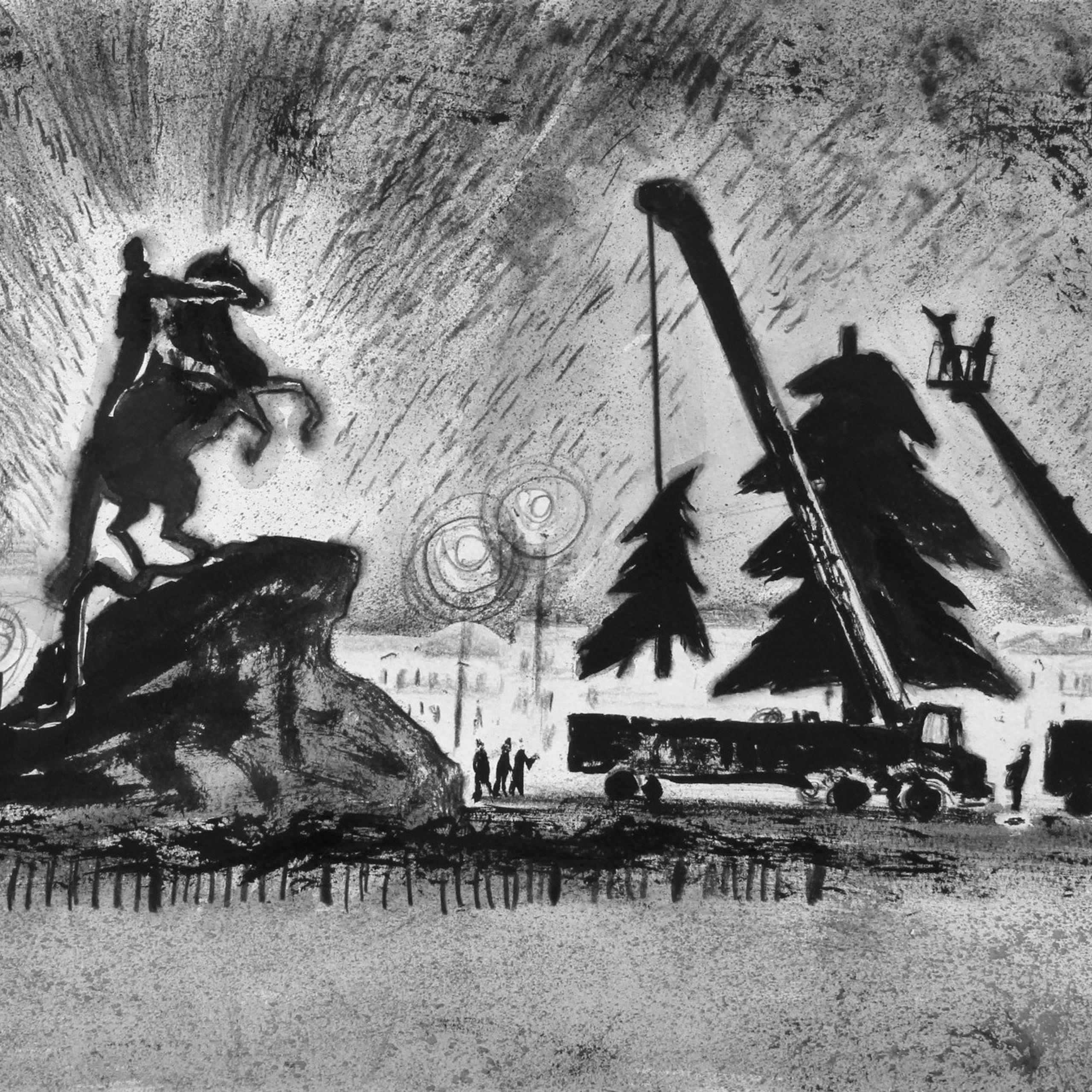 Проект ПСИХОГЕОГРАФИЯ ПЕТЕРБУРГА. Ольга Васильева художник в Санкт-Петербурге