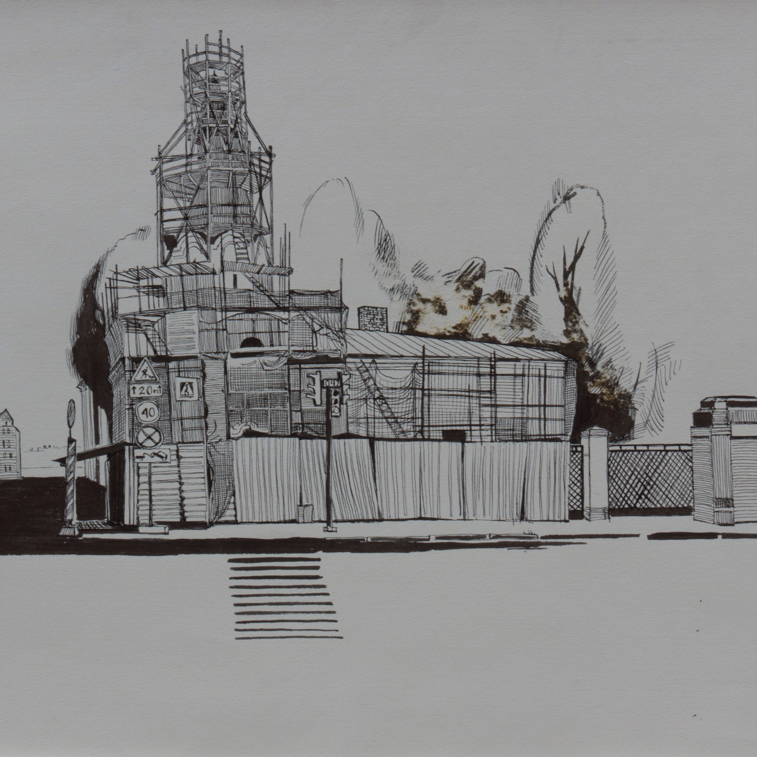 Проект ВРЕМЕННЫЕ КОНСТРУКЦИИ. Ольга Васильева художник в Санкт-Петербурге