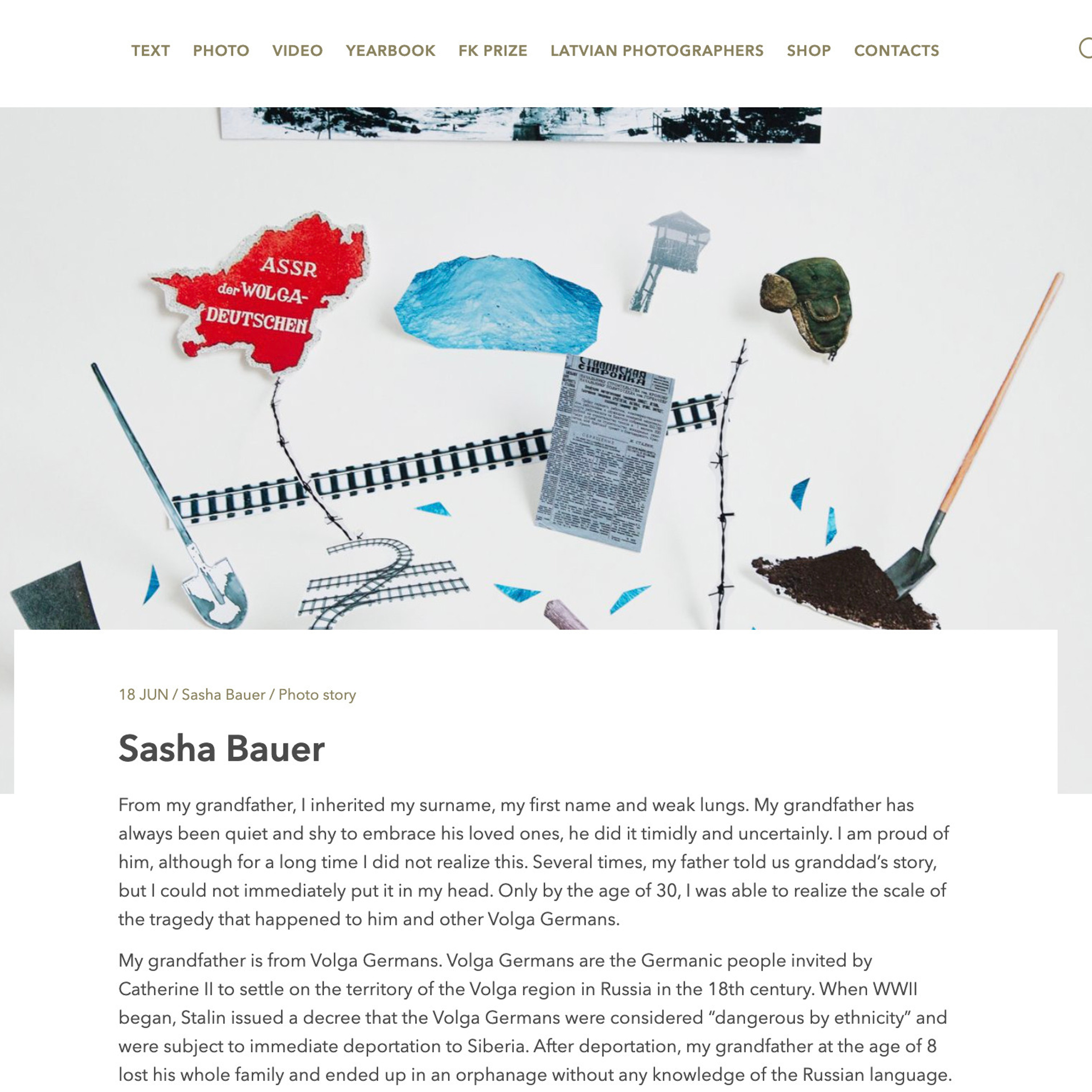 Sasha Bauer. Contemporary russian photographer Sasha Bauer