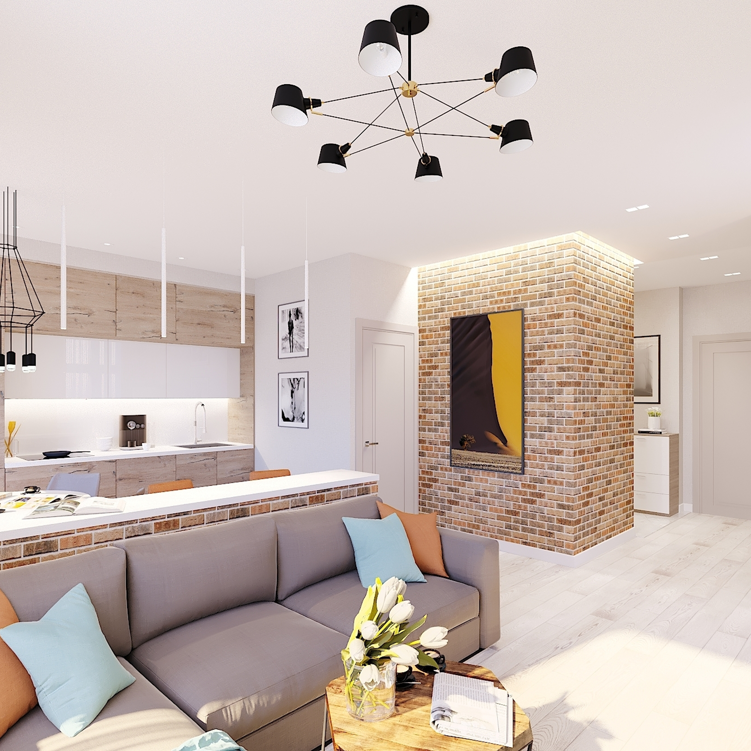 Офис IT-компании. 110 м². Авторский дизайн интерьера