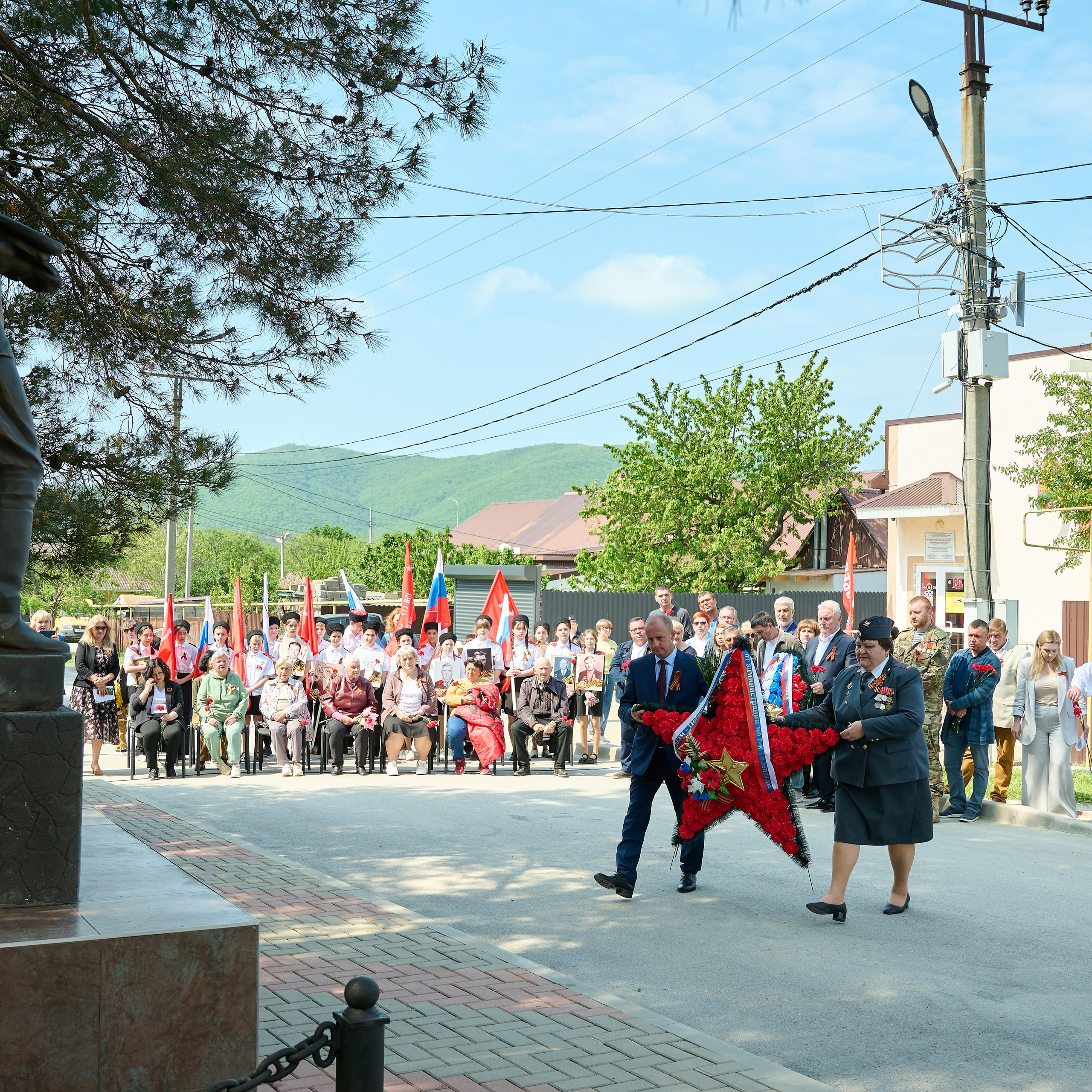 Концерт к 9 мая в с. Марьина Роща. Жизнь курорта Кабардинка в фотографиях