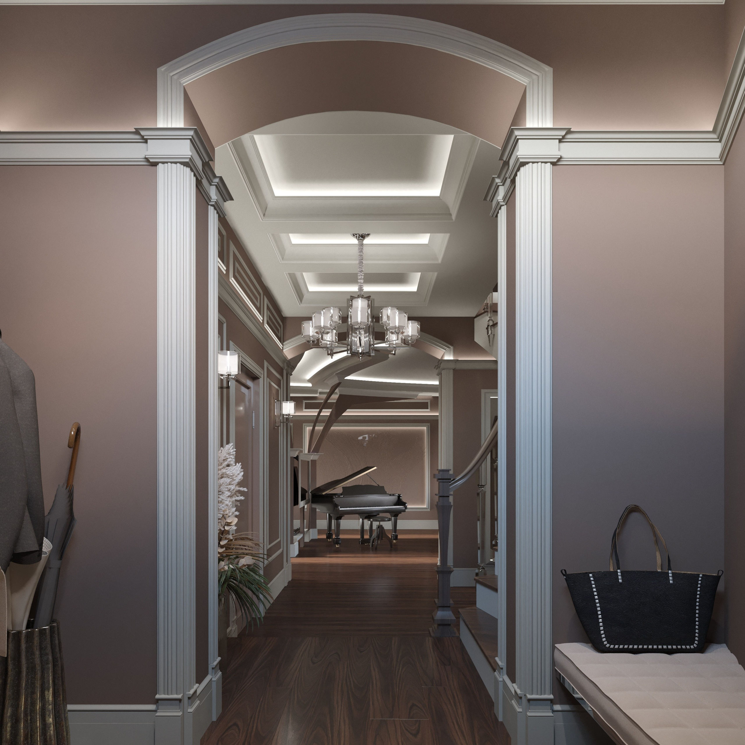 Дизайн интерьера в классическом стиле • Авторский дизайн интерьера квартиры, частного дома