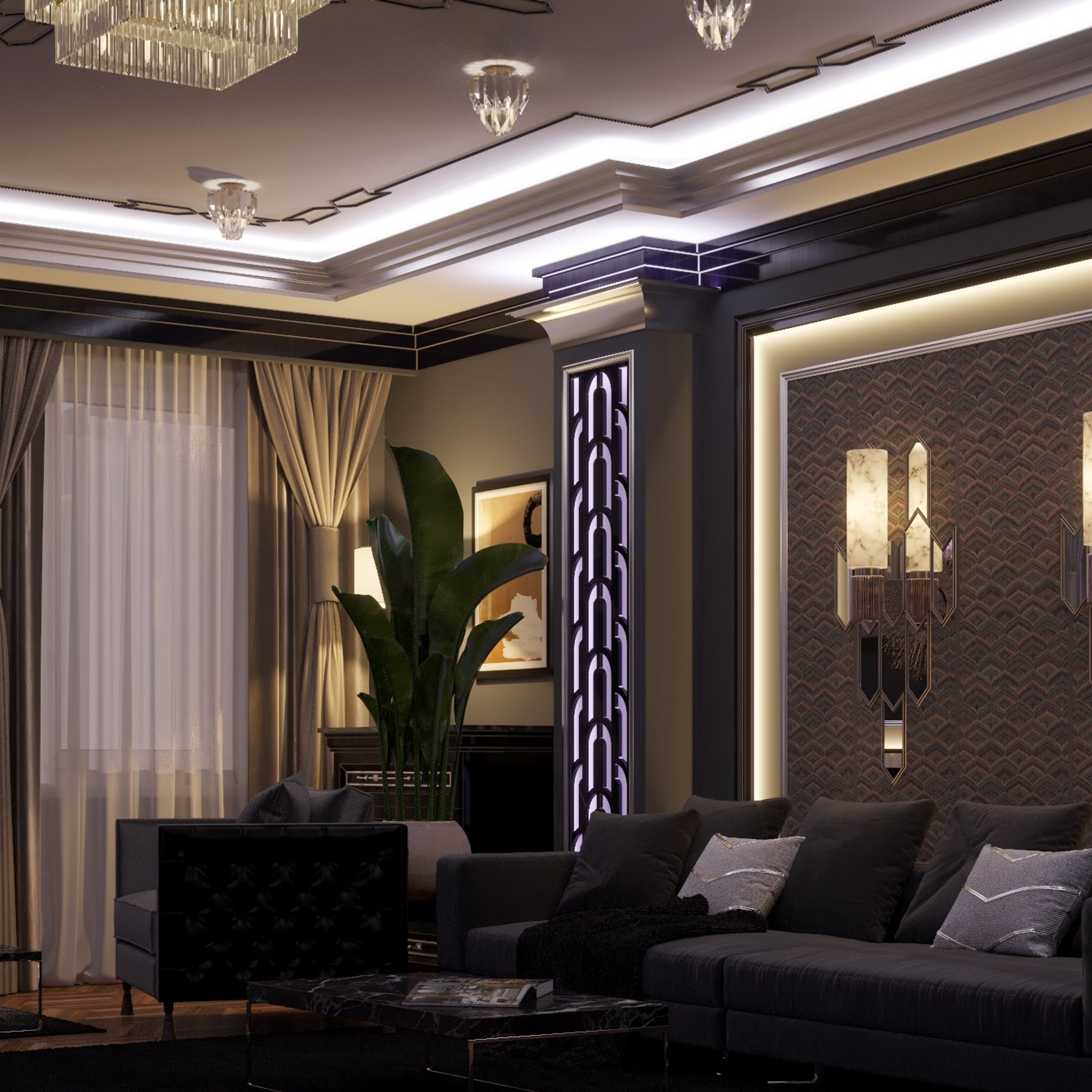 Дизайн интерьера в классическом стиле • Авторский дизайн интерьера квартиры, частного дома