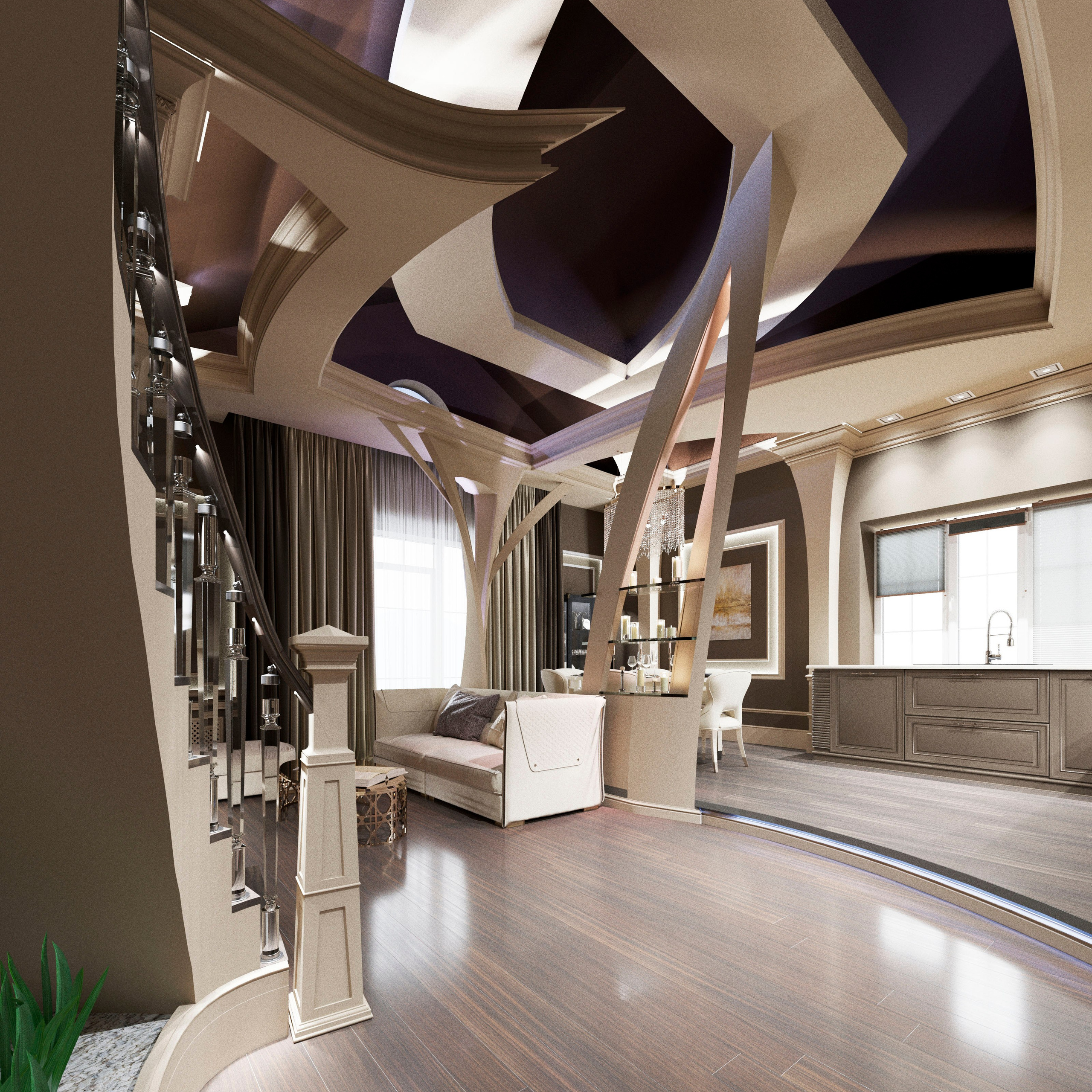 Дизайн интерьера в классическом стиле • Авторский дизайн интерьера квартиры, частного дома