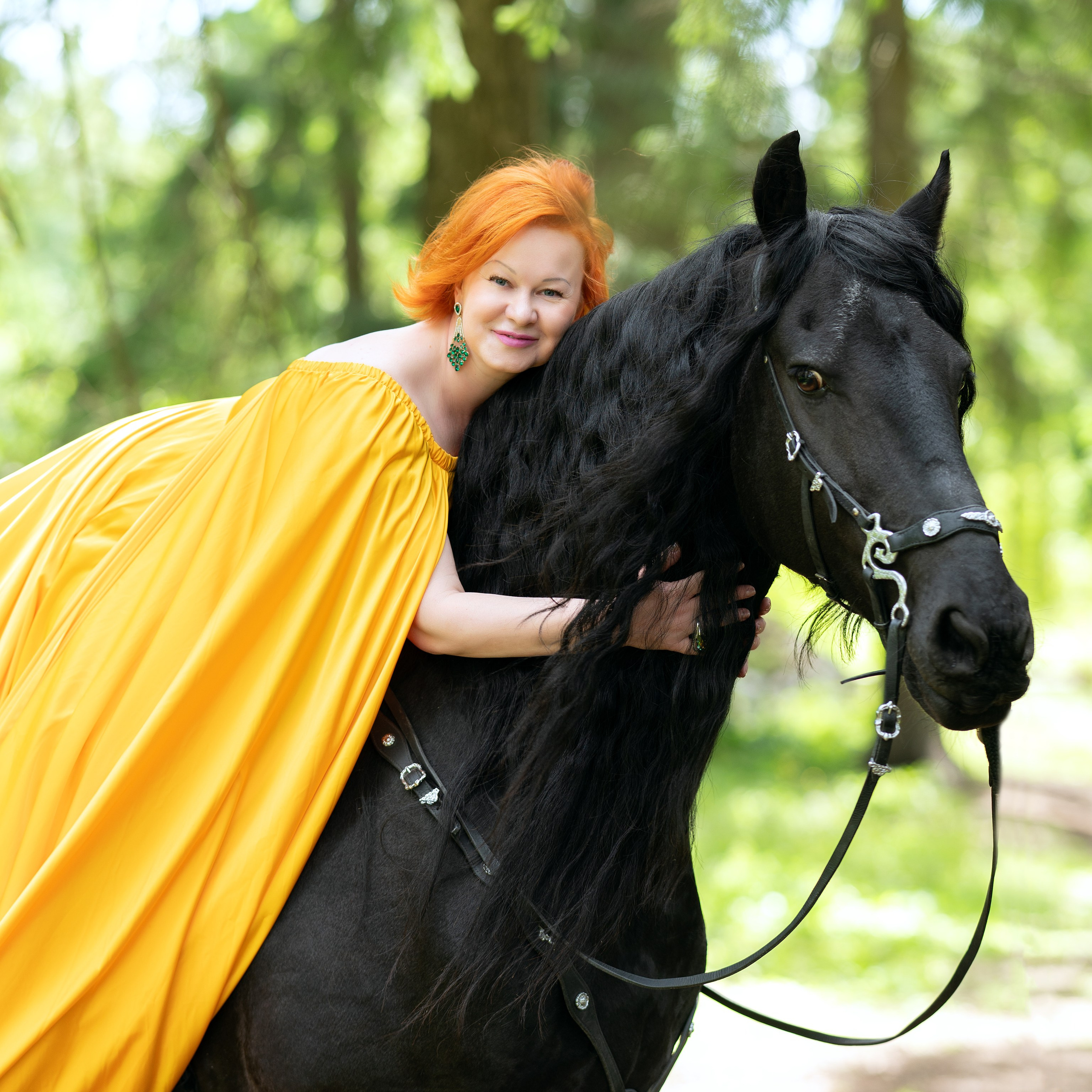 Фотосессия с трюковыми лошадьми. Сказочный фотограф Юлиана Бевз