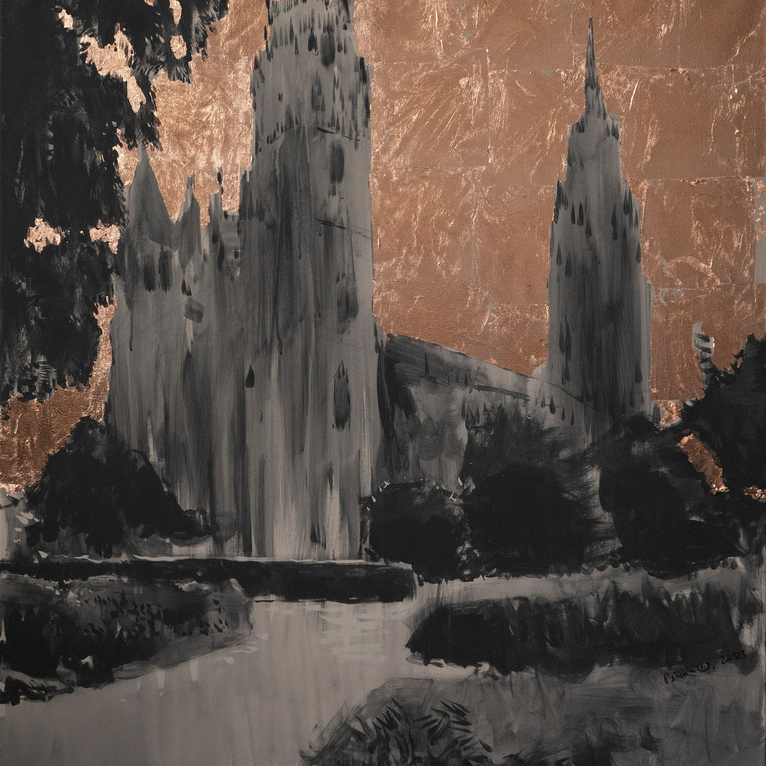 Руан, руанский собор, картина со смыслом, картина в интерьер, современное искусство, знаковый художник, популярный художник, известный художник,