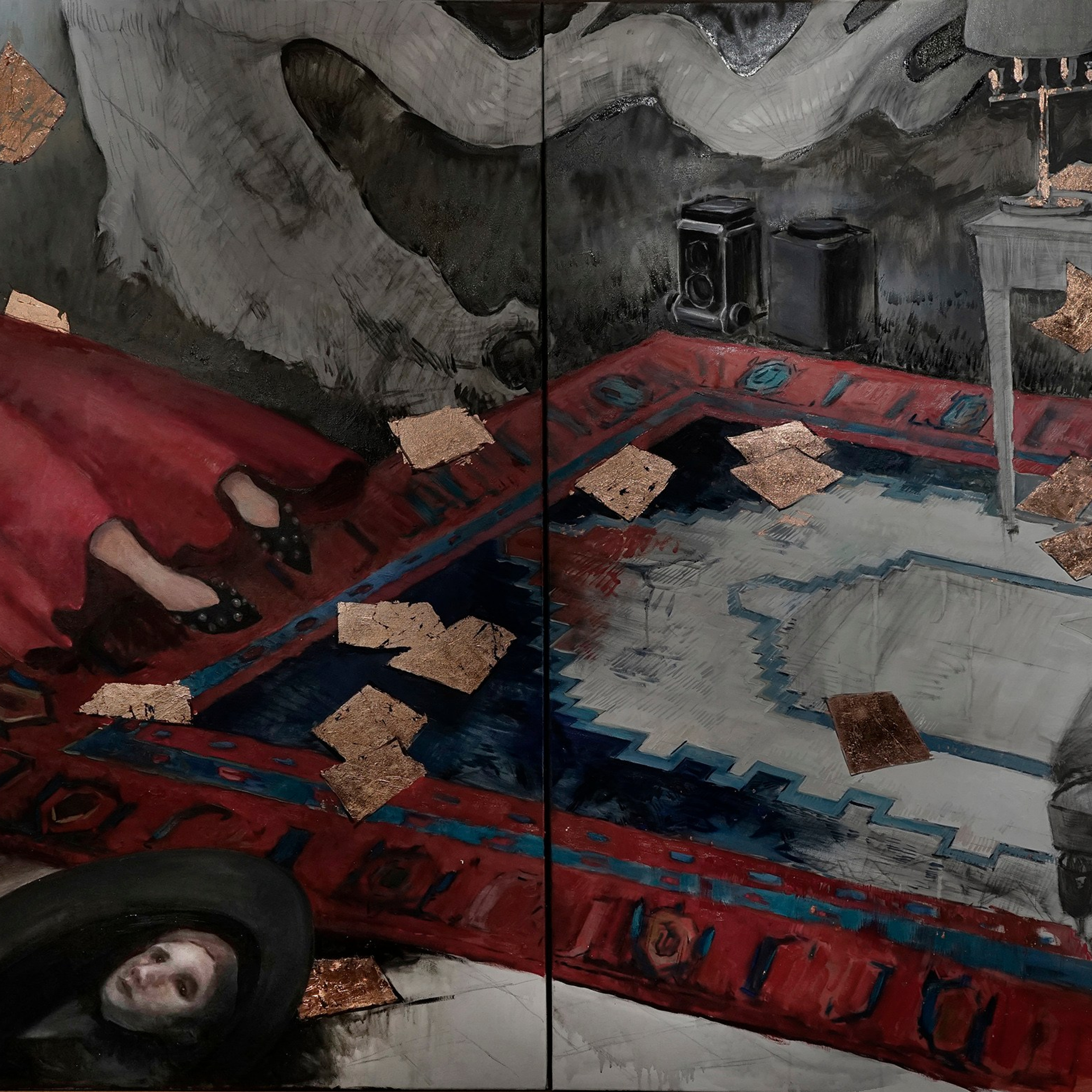 кабинет Пушкина в Михайловском, картина посвящена А.С. Пушкину, картина Михайловское Пушкин, Пушкин в Михайловском творчество, Михайловское усадьба фото