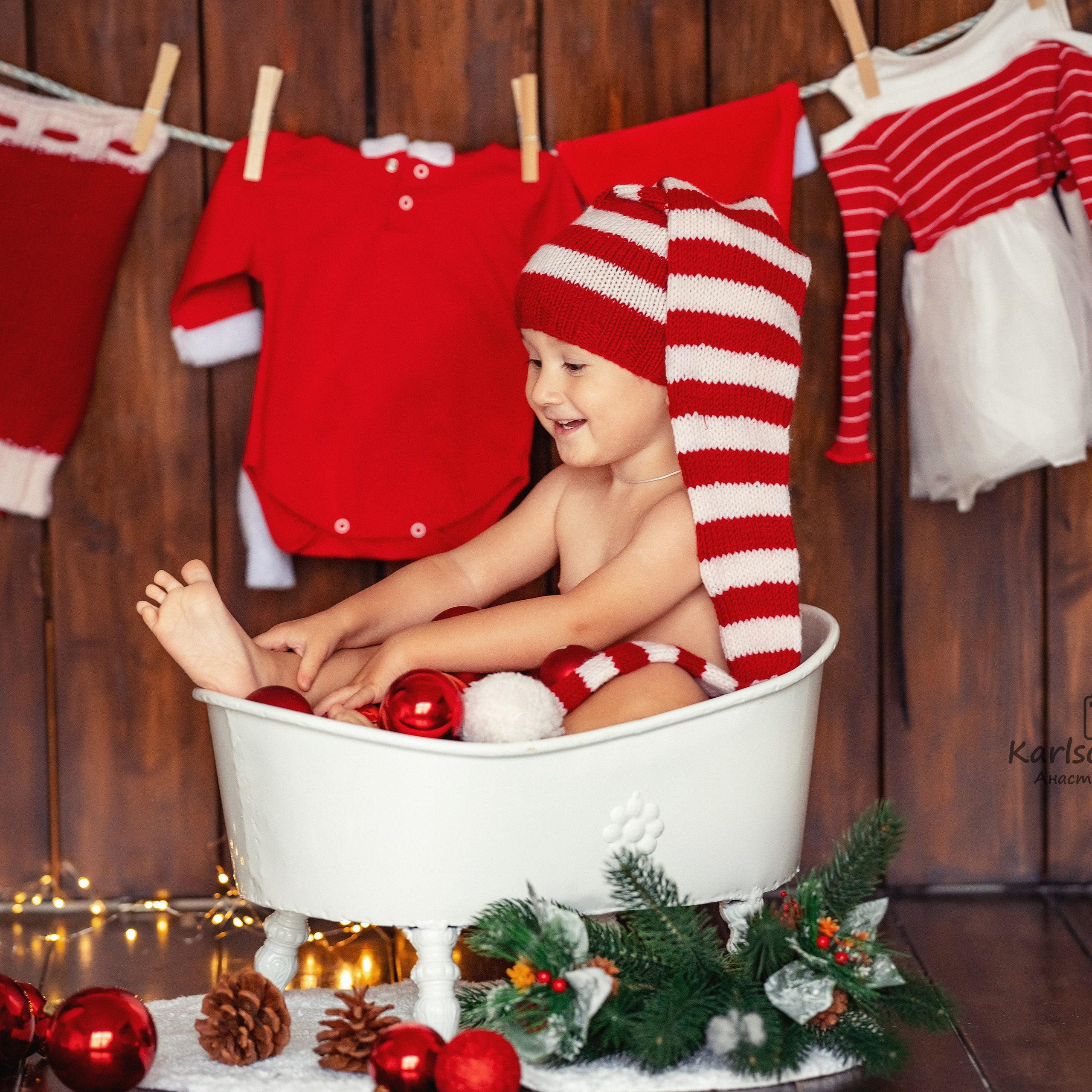 Новый год. Детский и семейный фотограф в Москве Анастасия Стегниенко