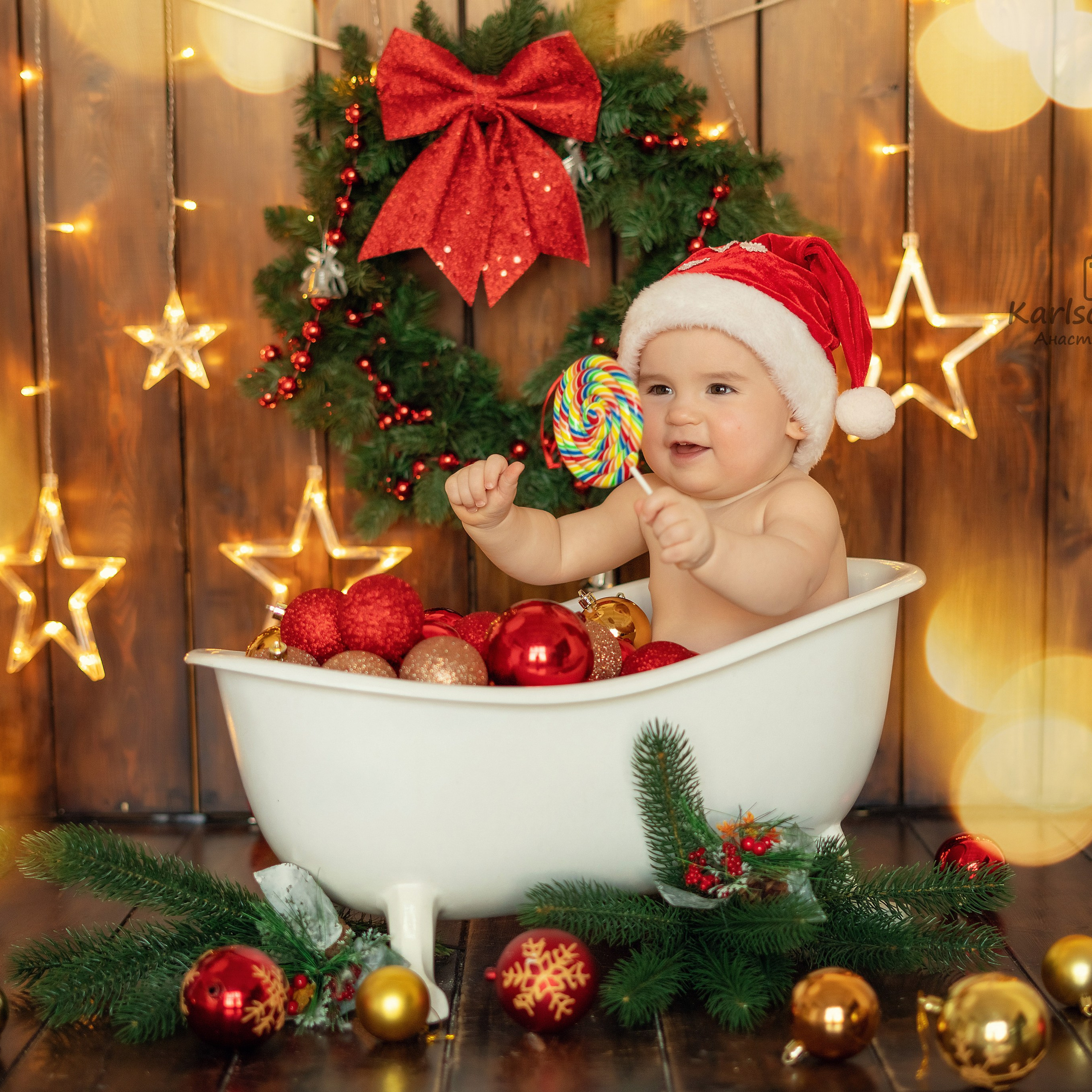 Новый год. Детский и семейный фотограф в Москве Анастасия Стегниенко