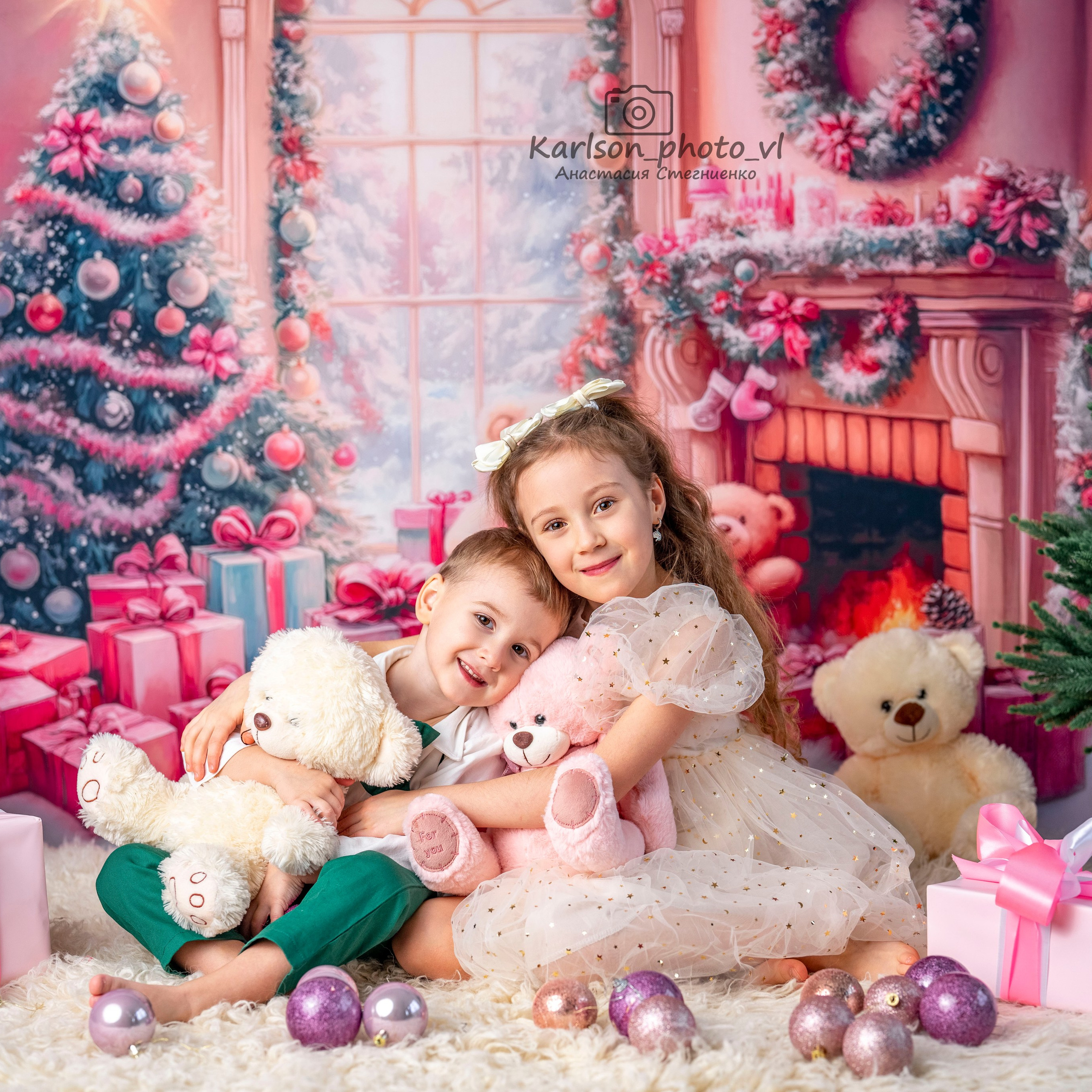Новый год. Детский и семейный фотограф в Москве Анастасия Стегниенко