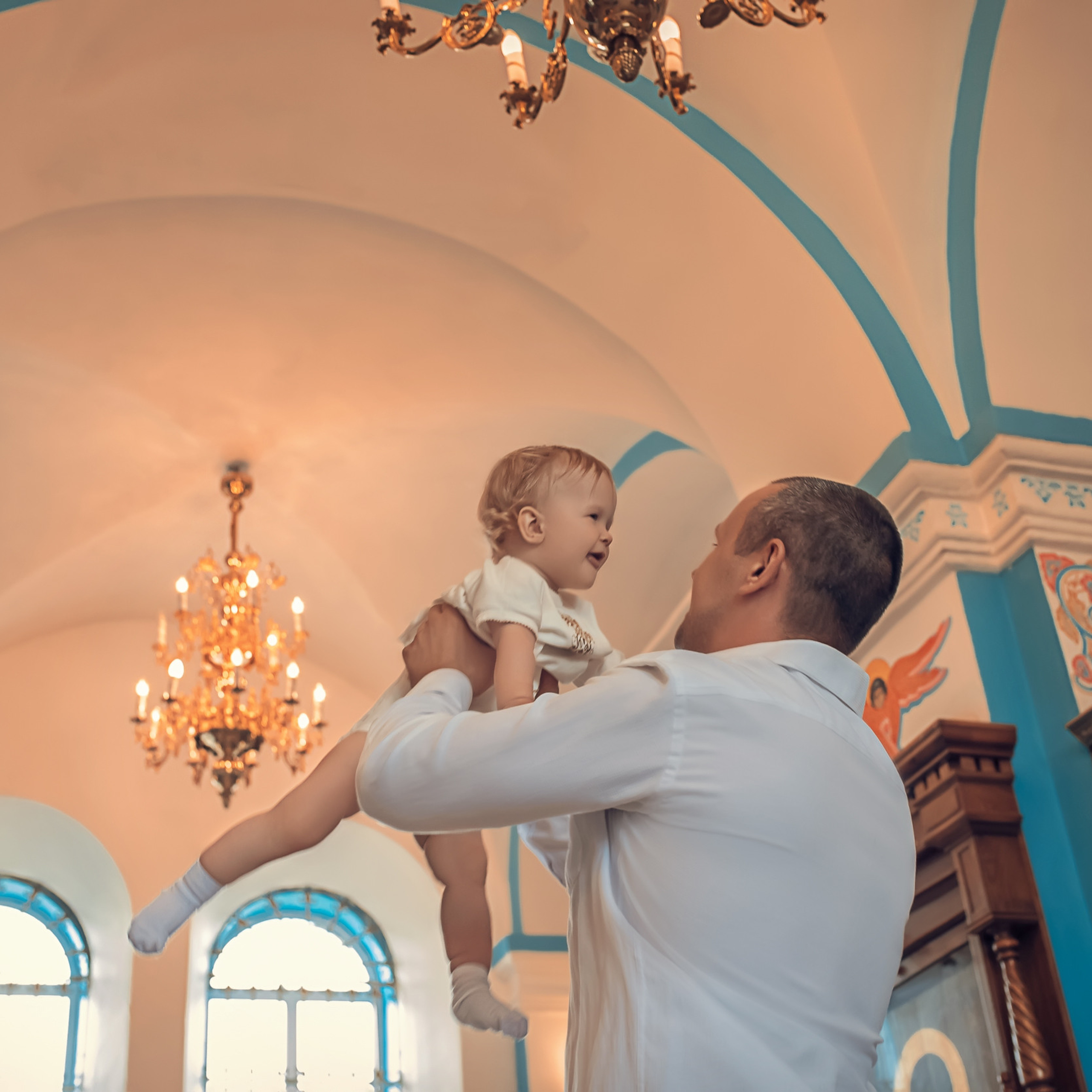 Крещение в Казанском храме с. Гремячее