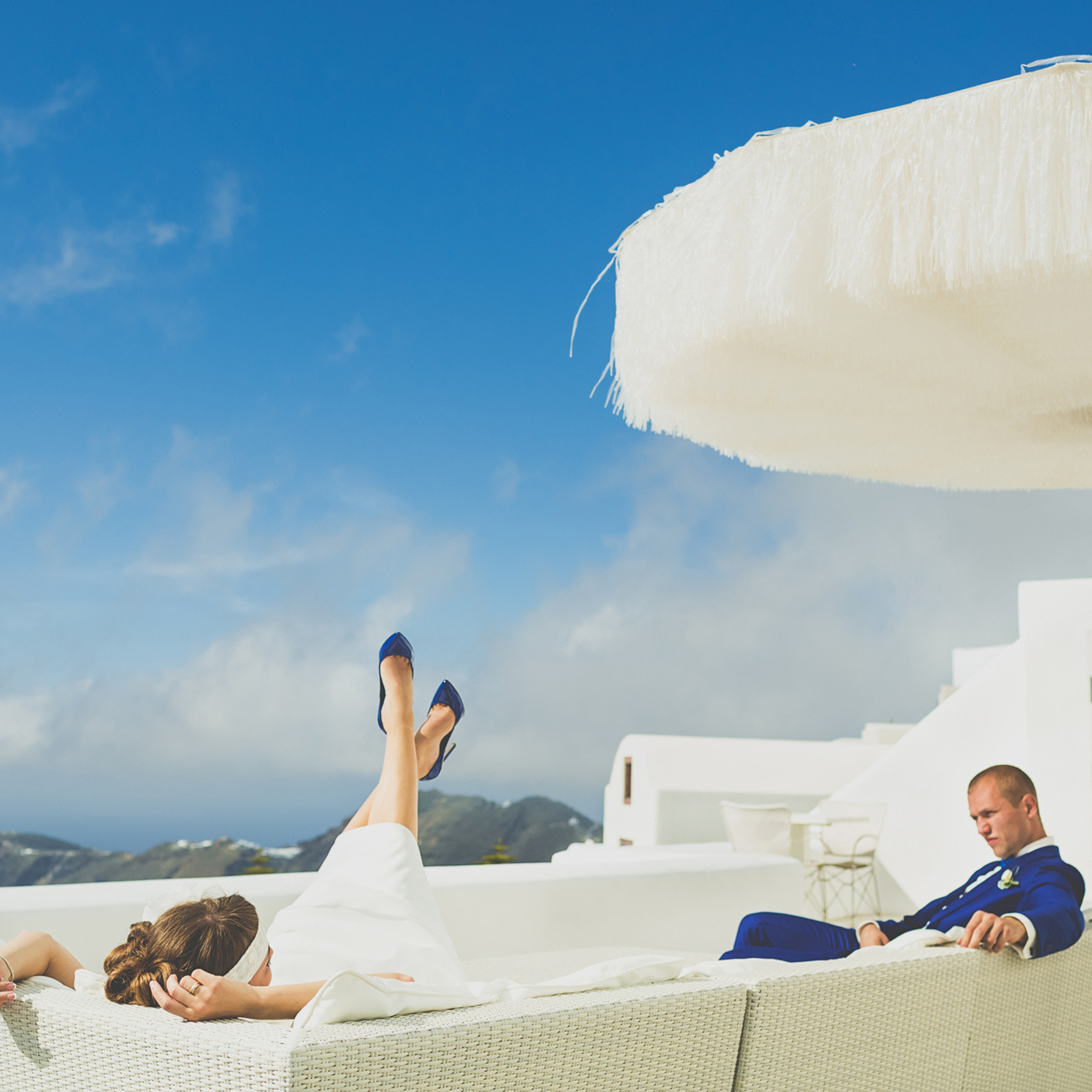 Вера и Андрей, Санторини, Греция