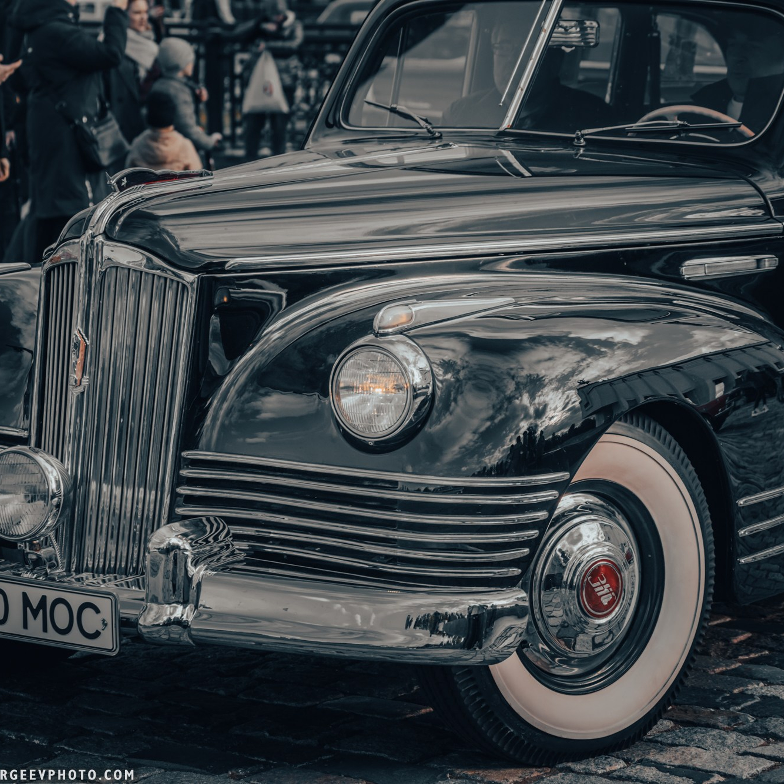 Retro cars in Moscow