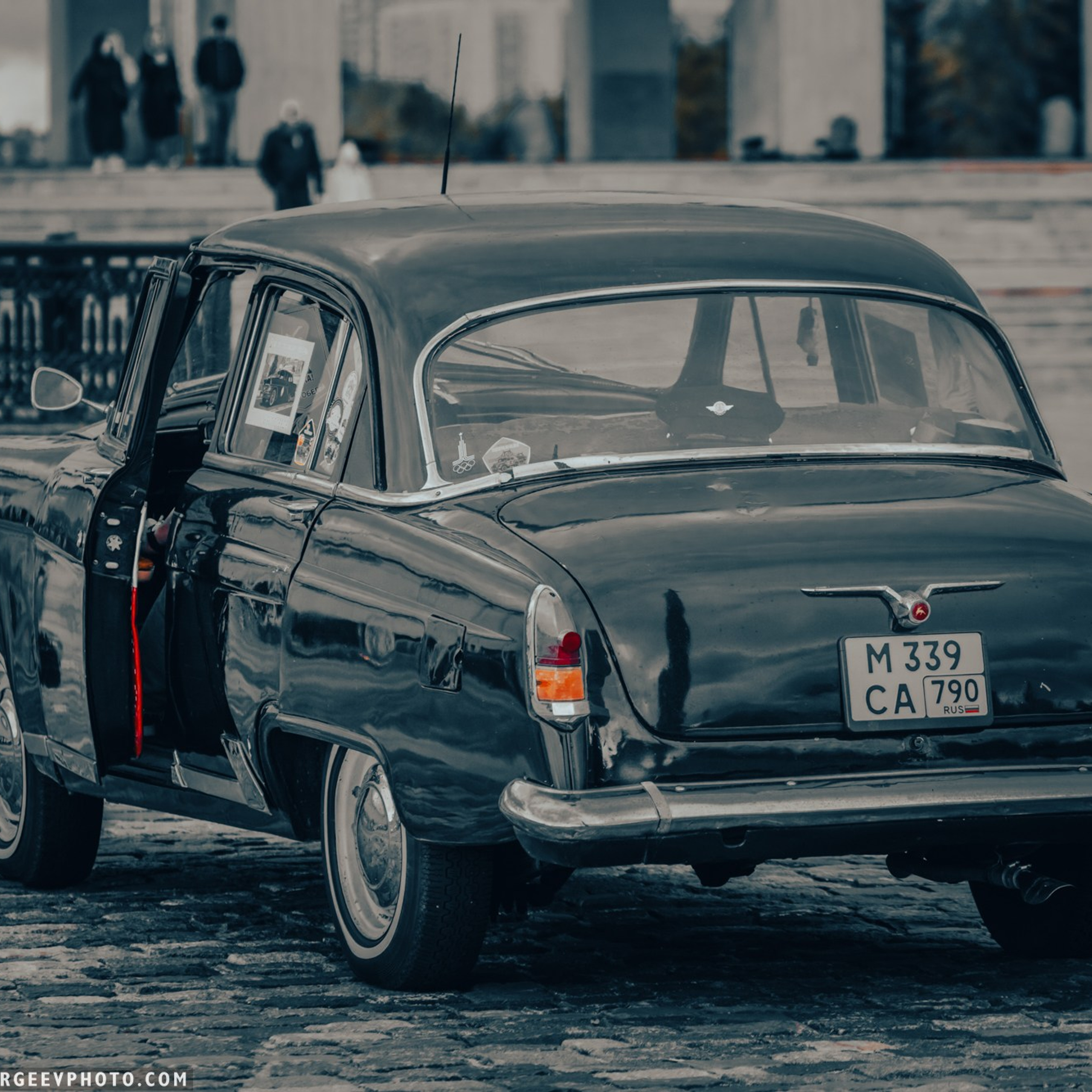 Retro cars in Moscow