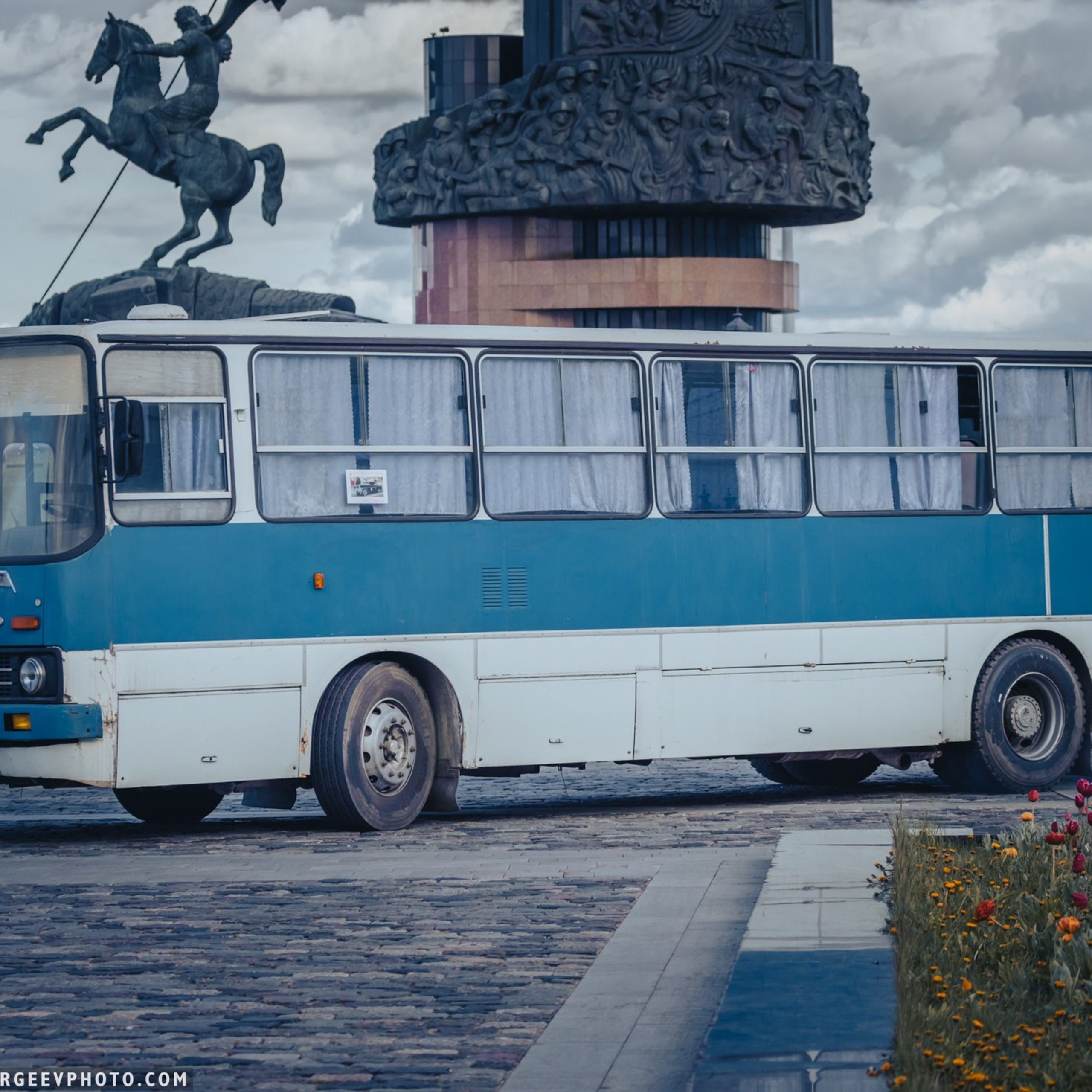 Retro cars in Moscow