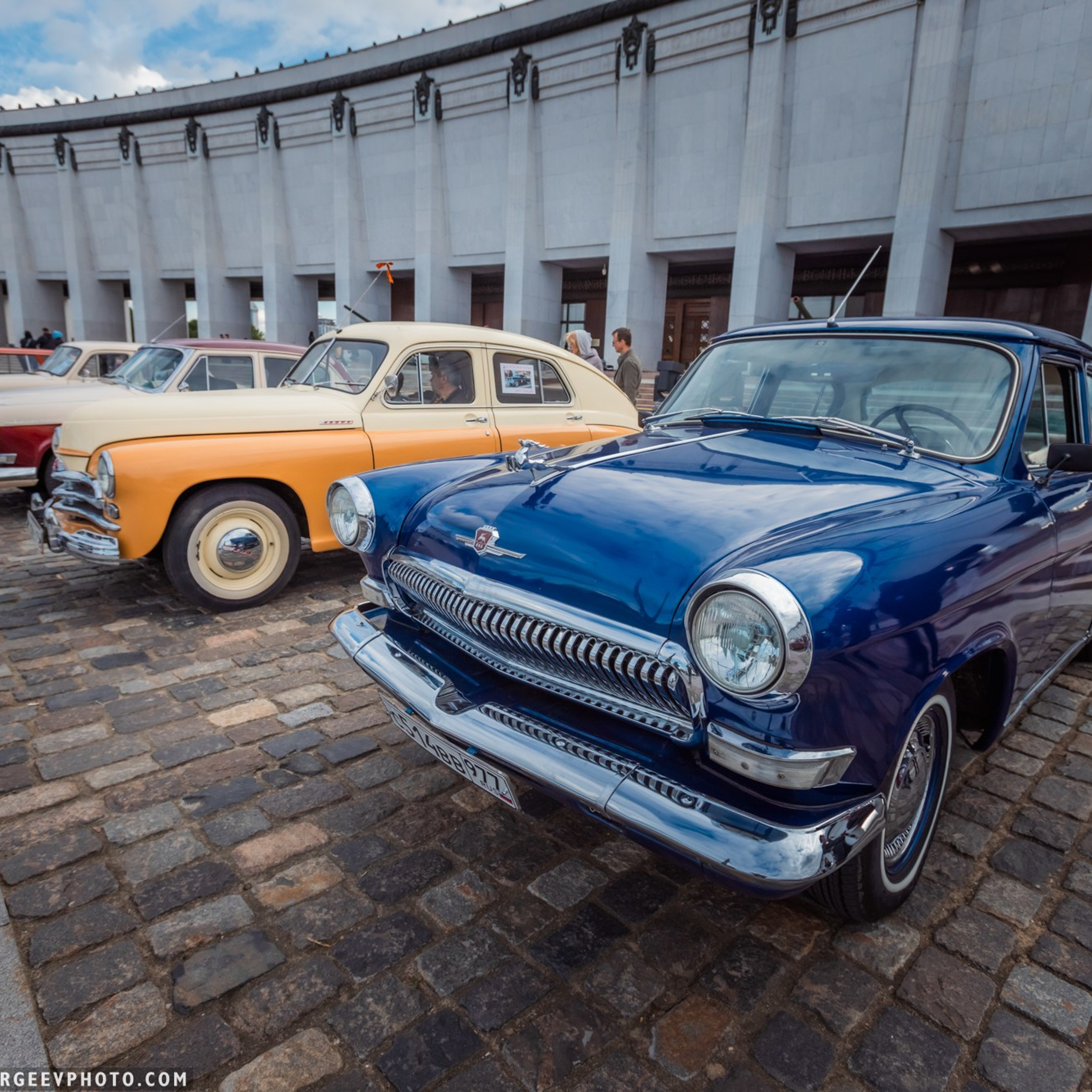 Retro cars in Moscow