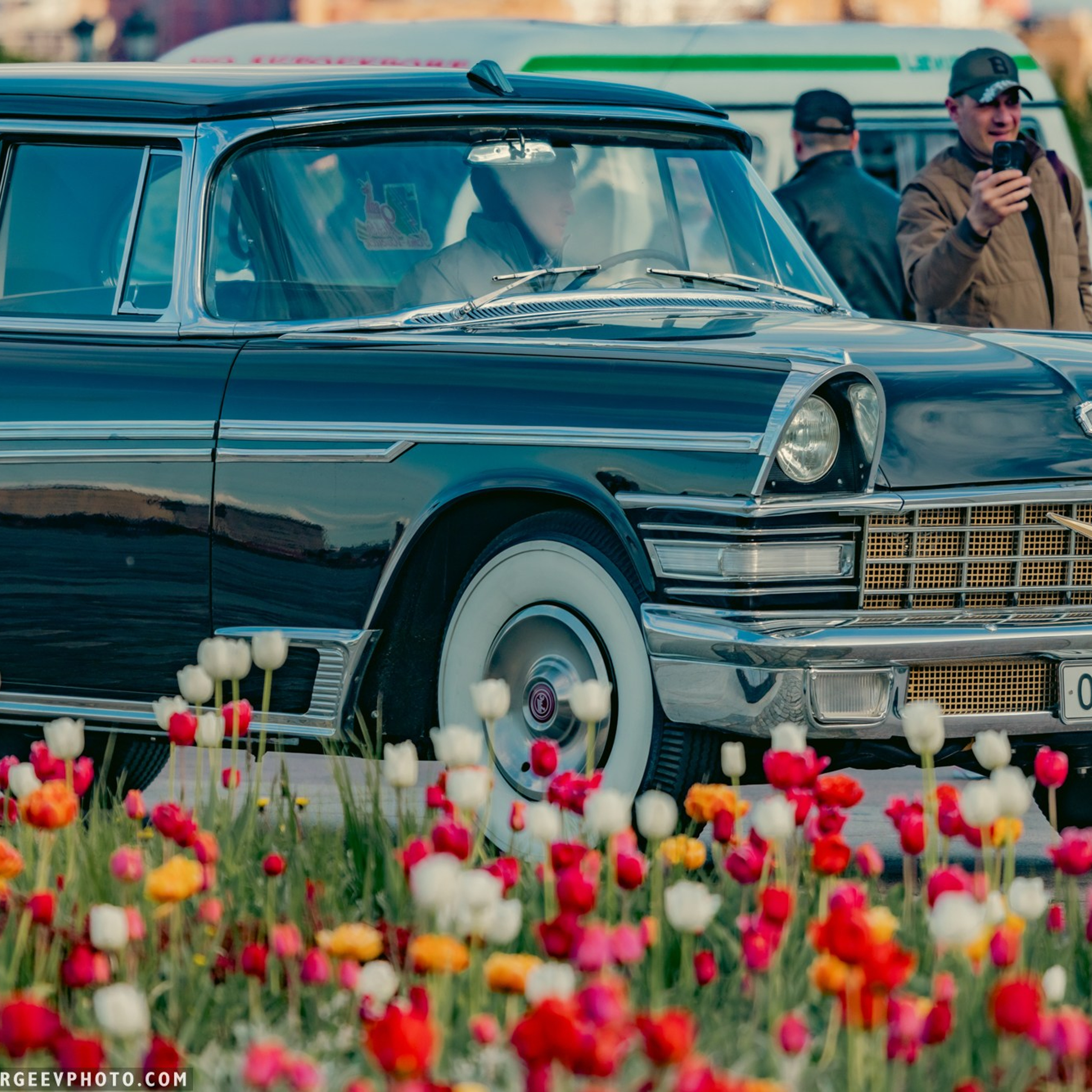 Retro cars in Moscow