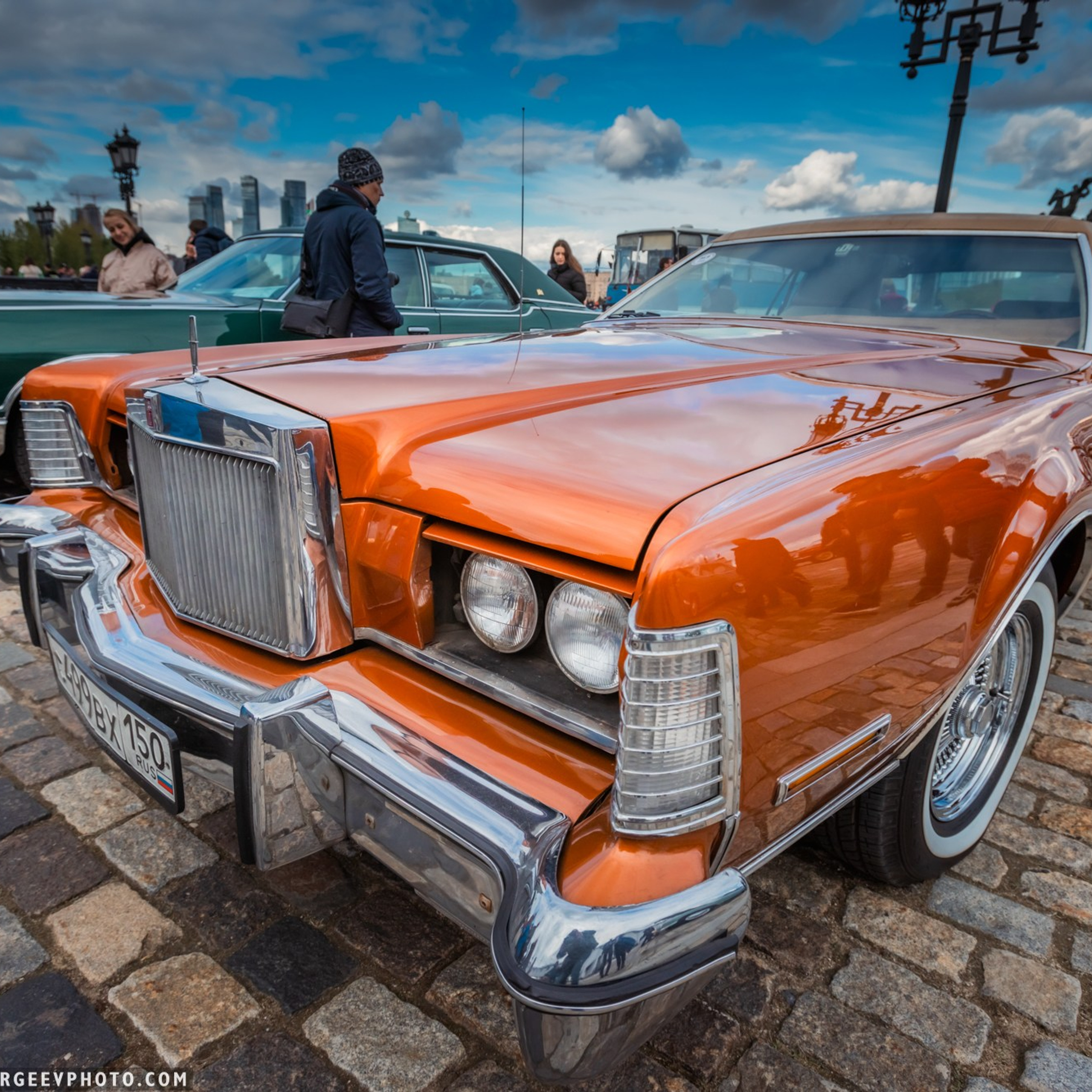 Retro cars in Moscow