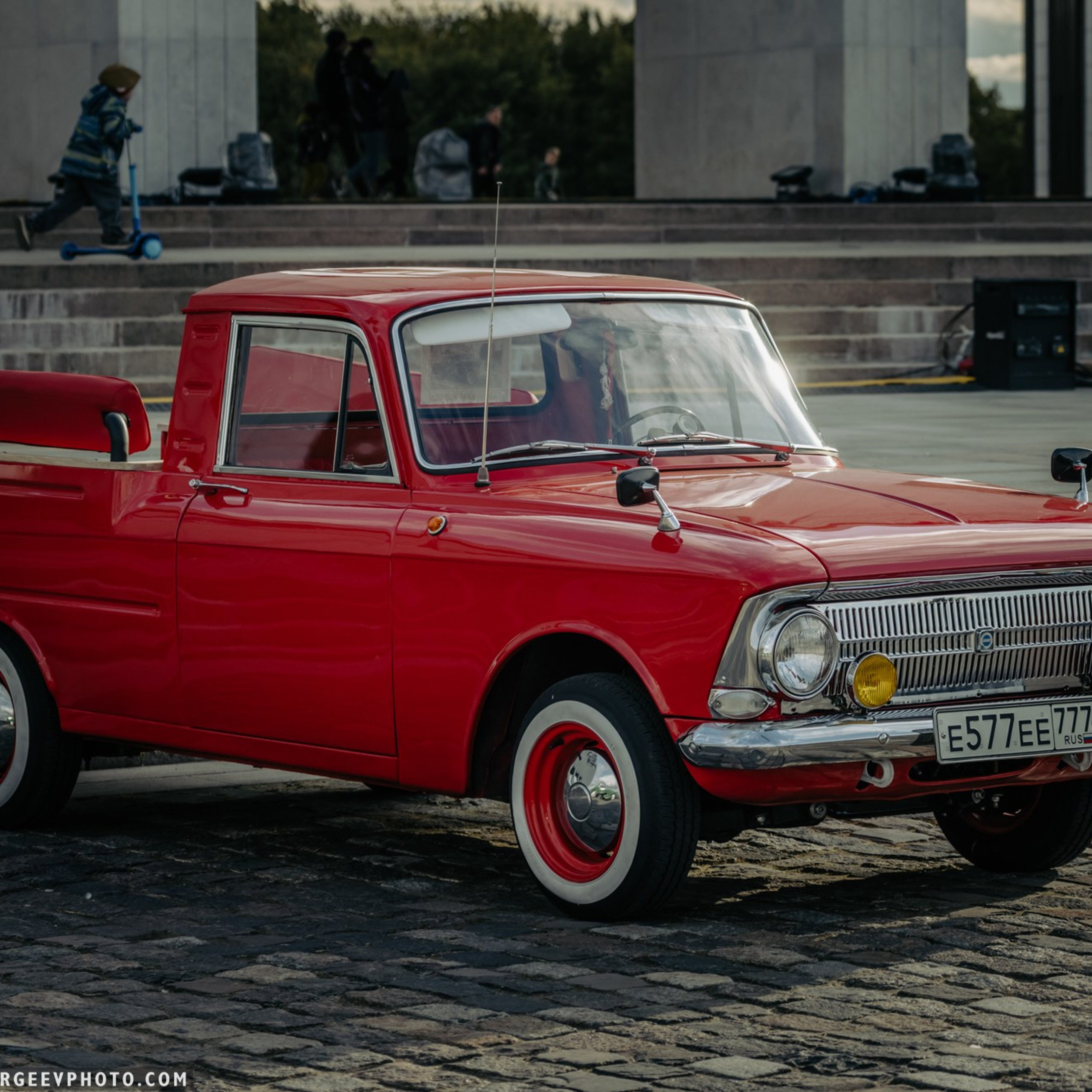 Retro cars in Moscow