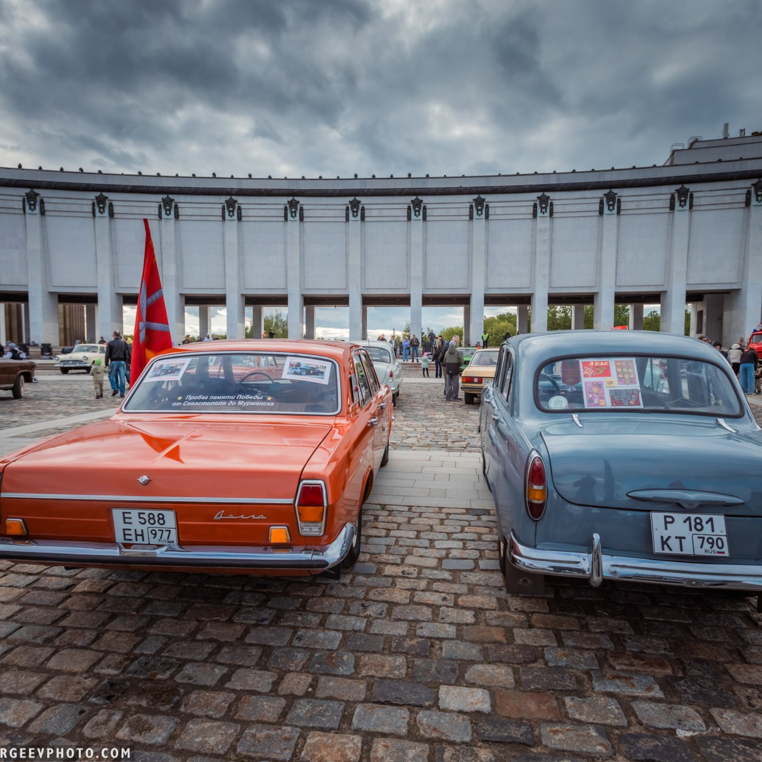 Retro cars in Moscow