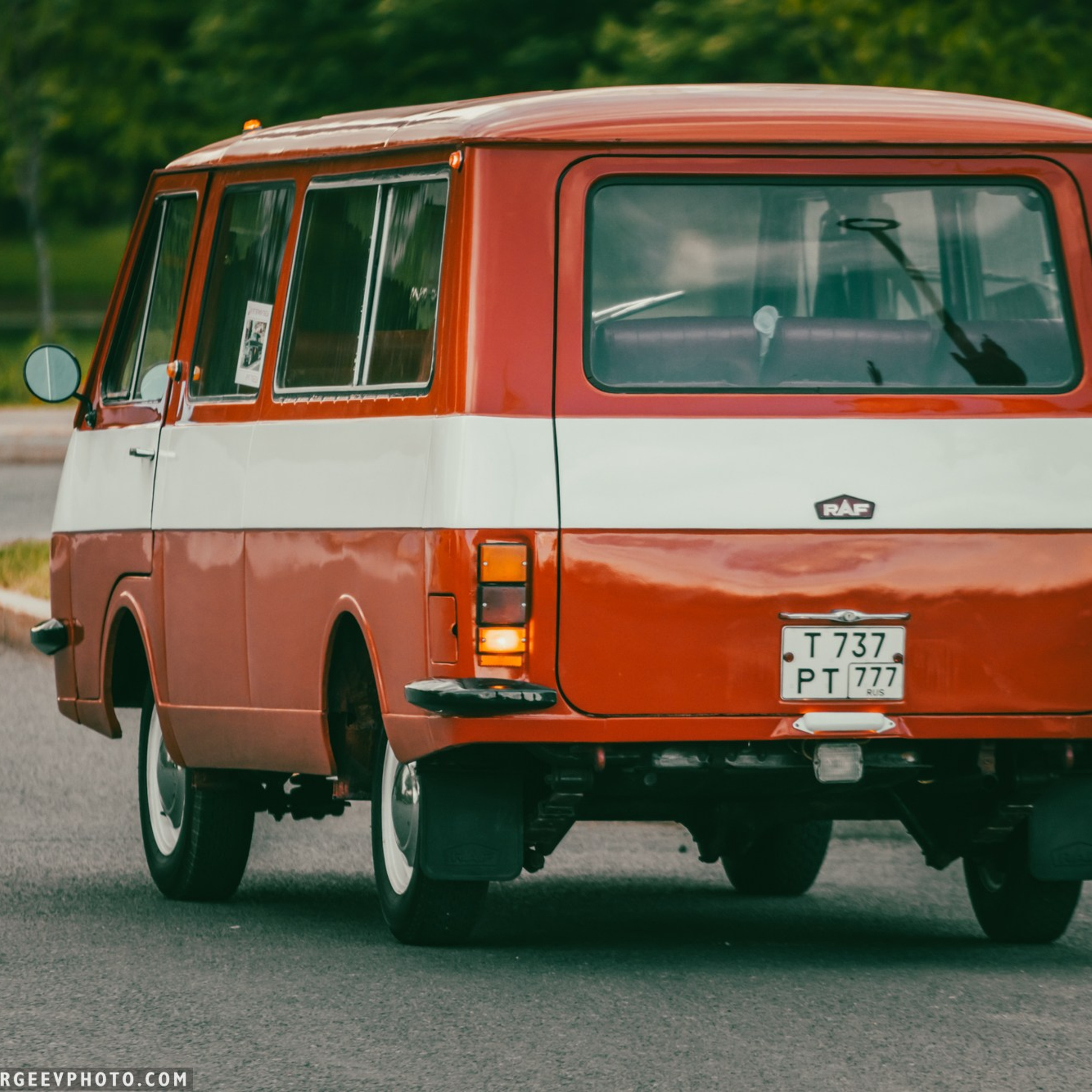 Retro cars in Moscow