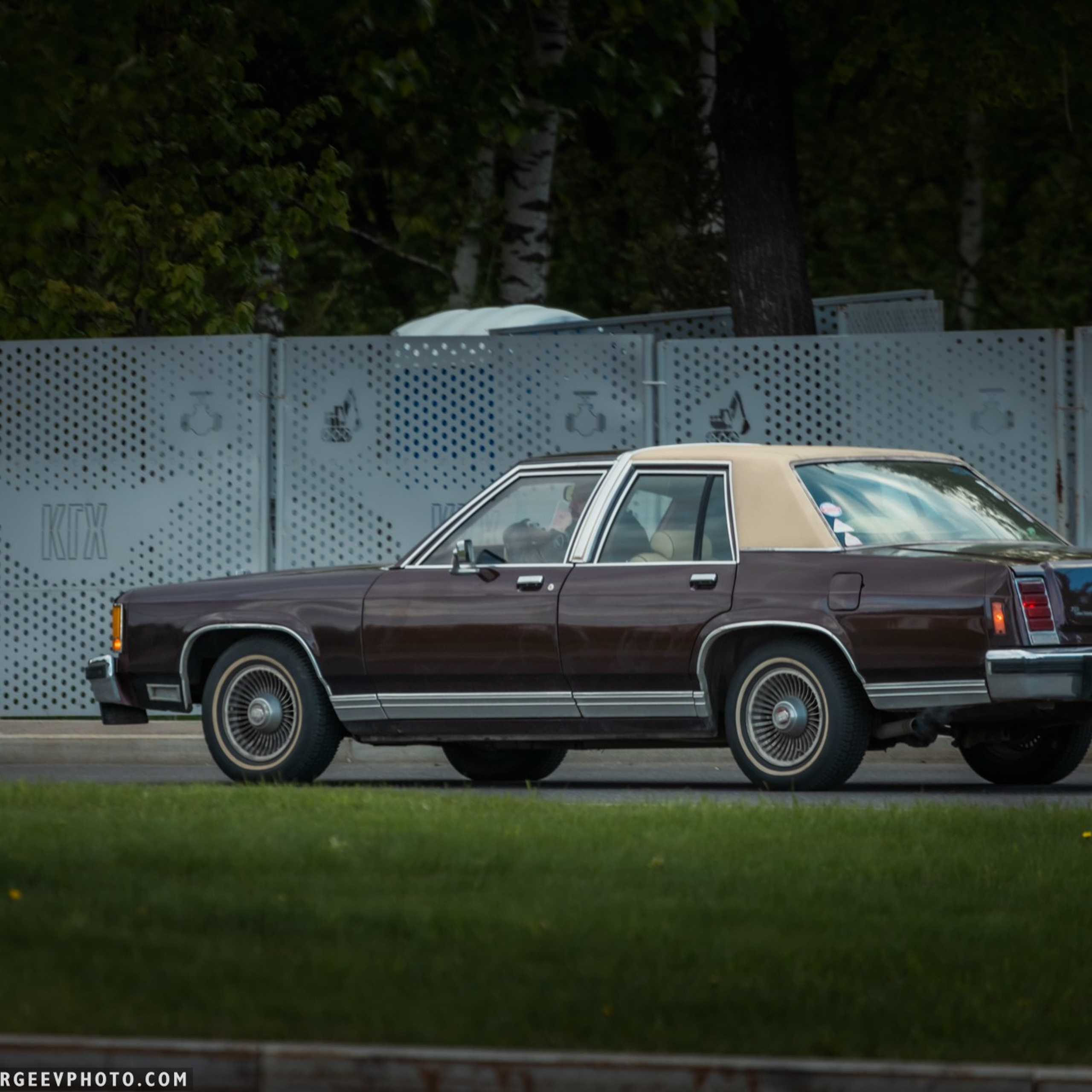 Retro cars in Moscow