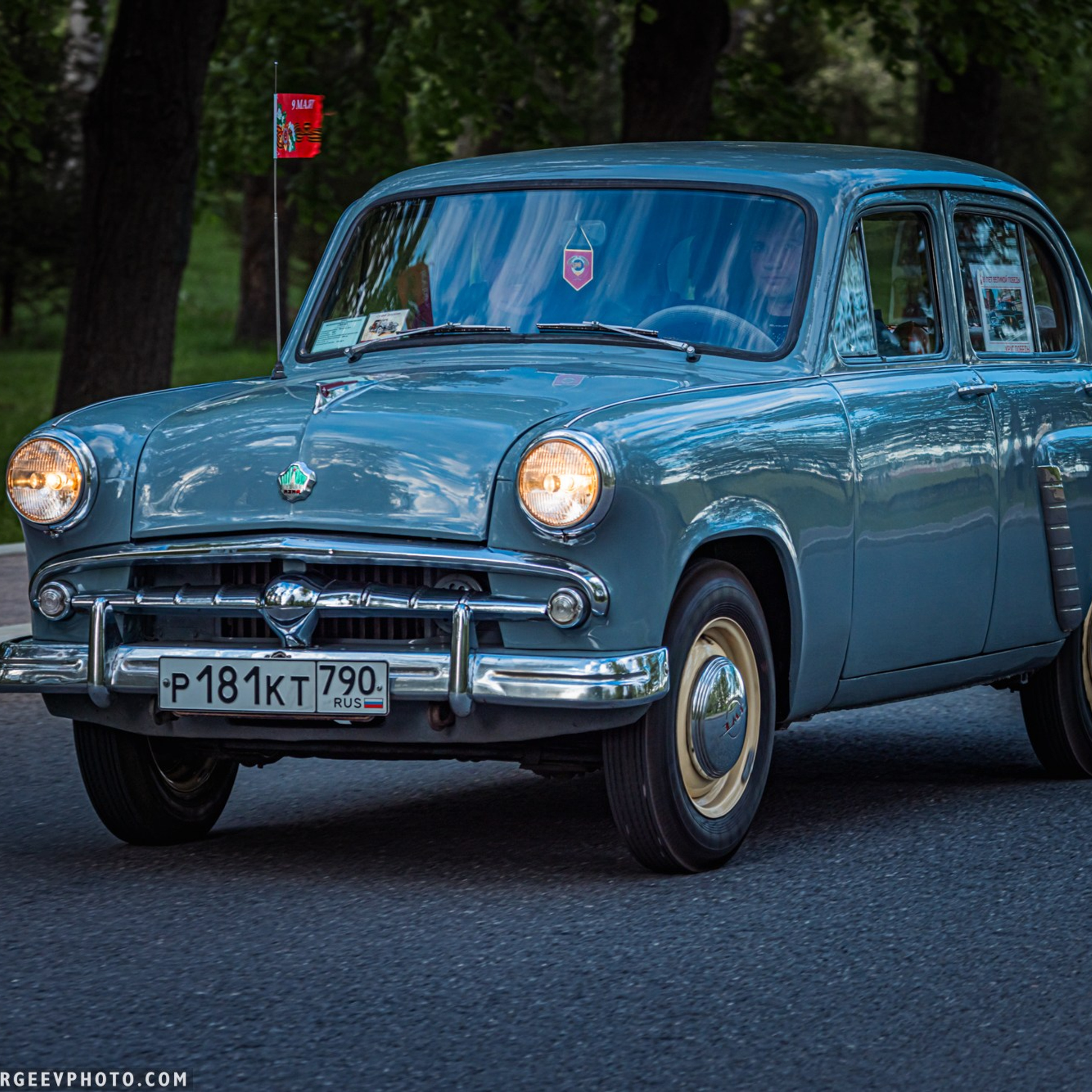 Retro cars in Moscow