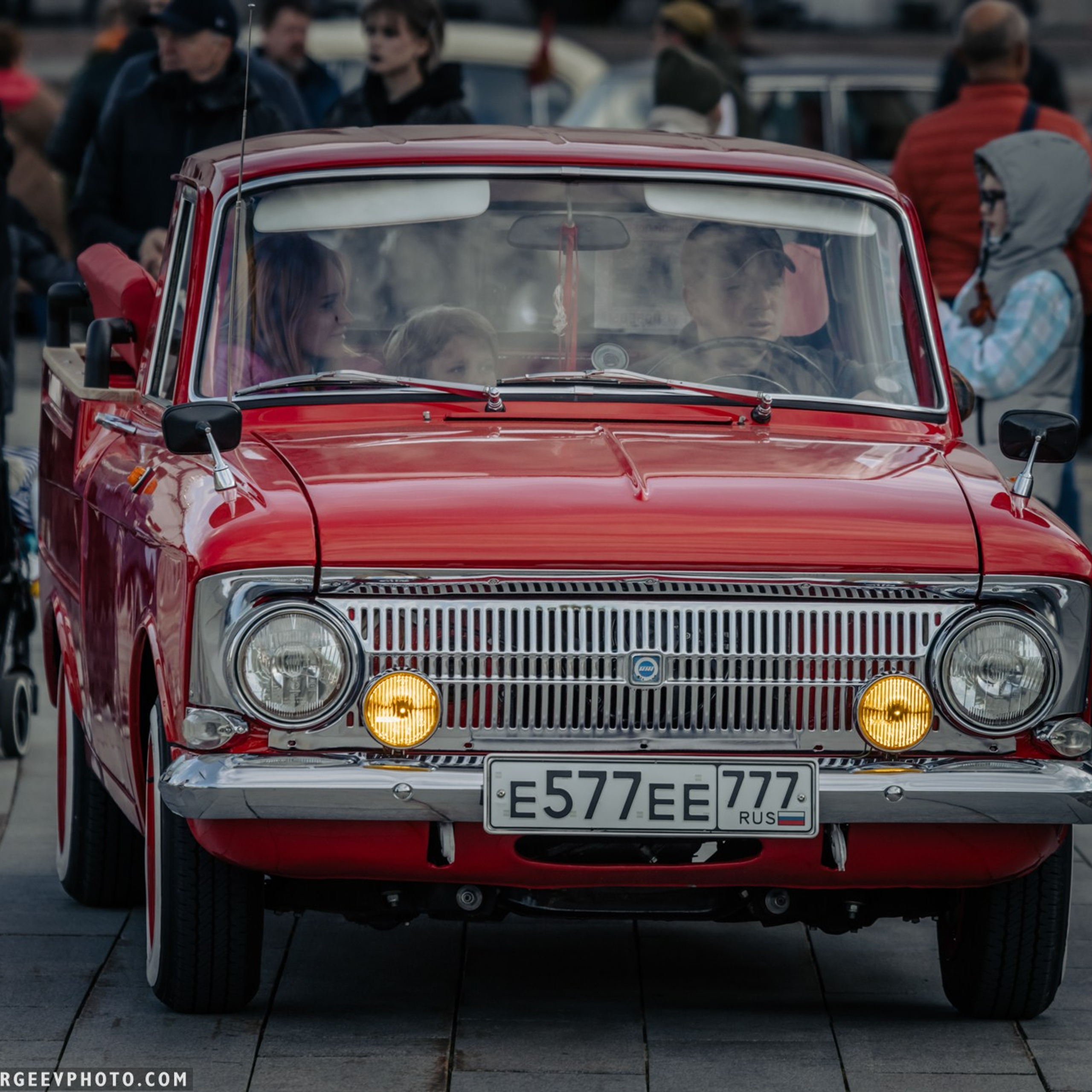 Retro cars in Moscow