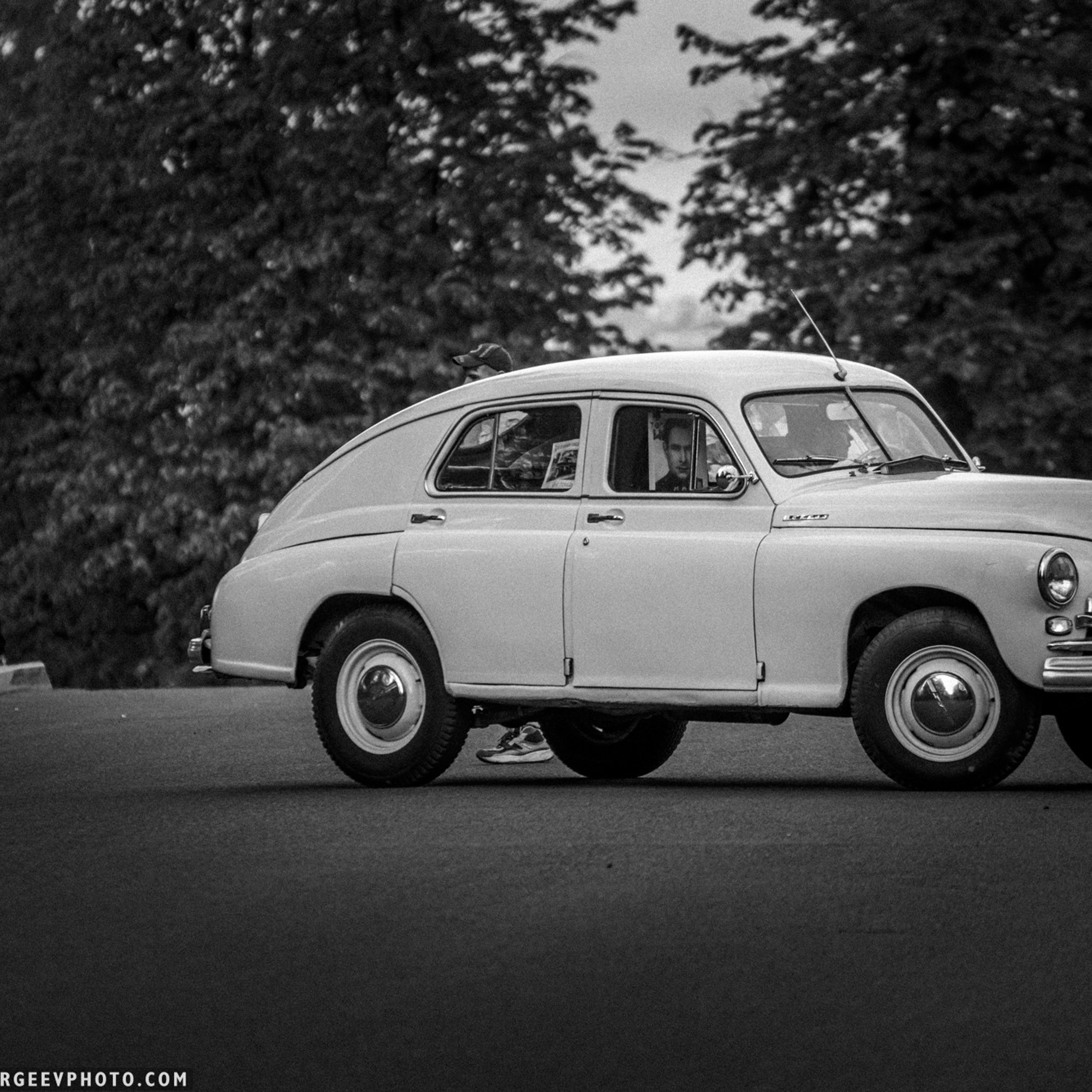 Retro cars in Moscow