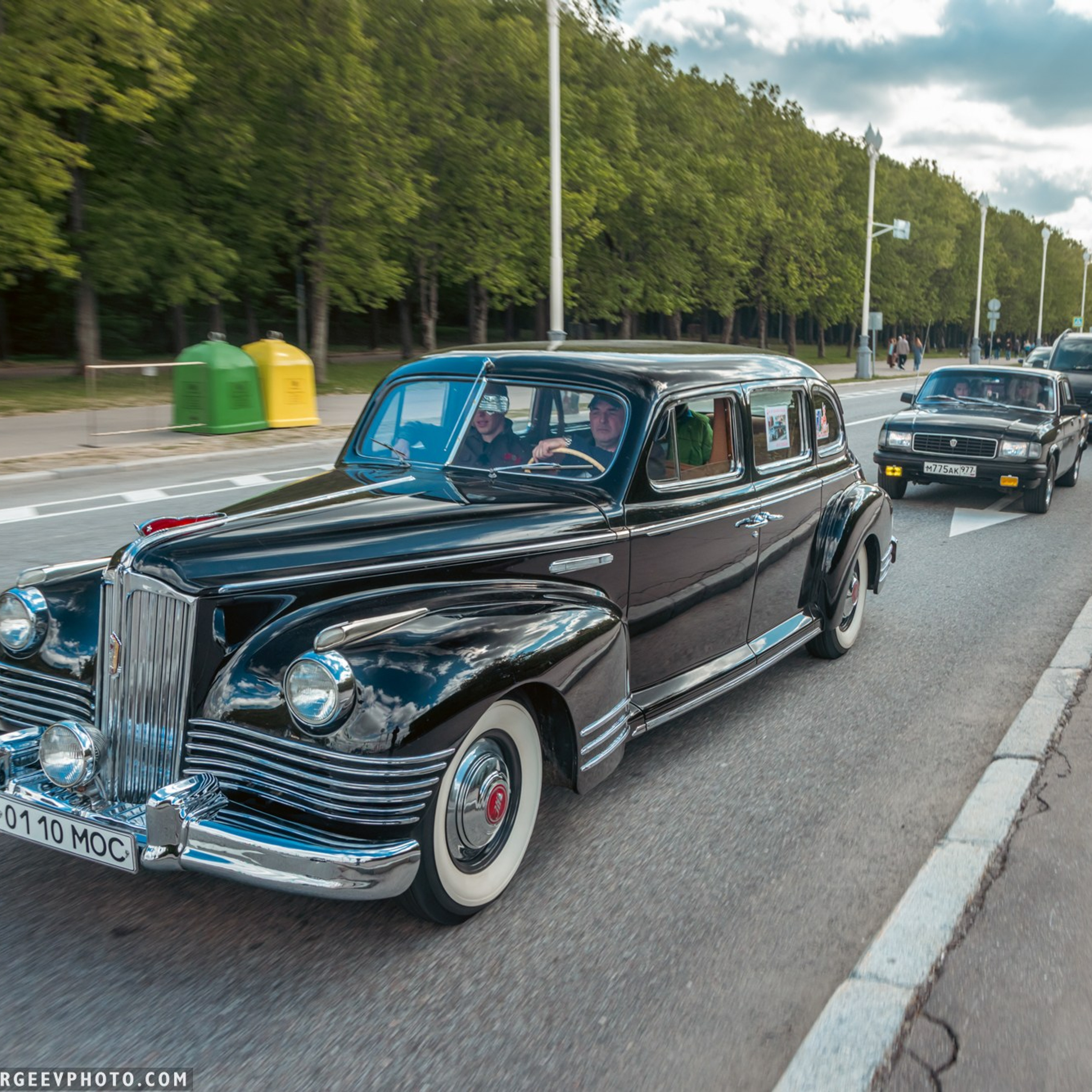 Retro cars in Moscow
