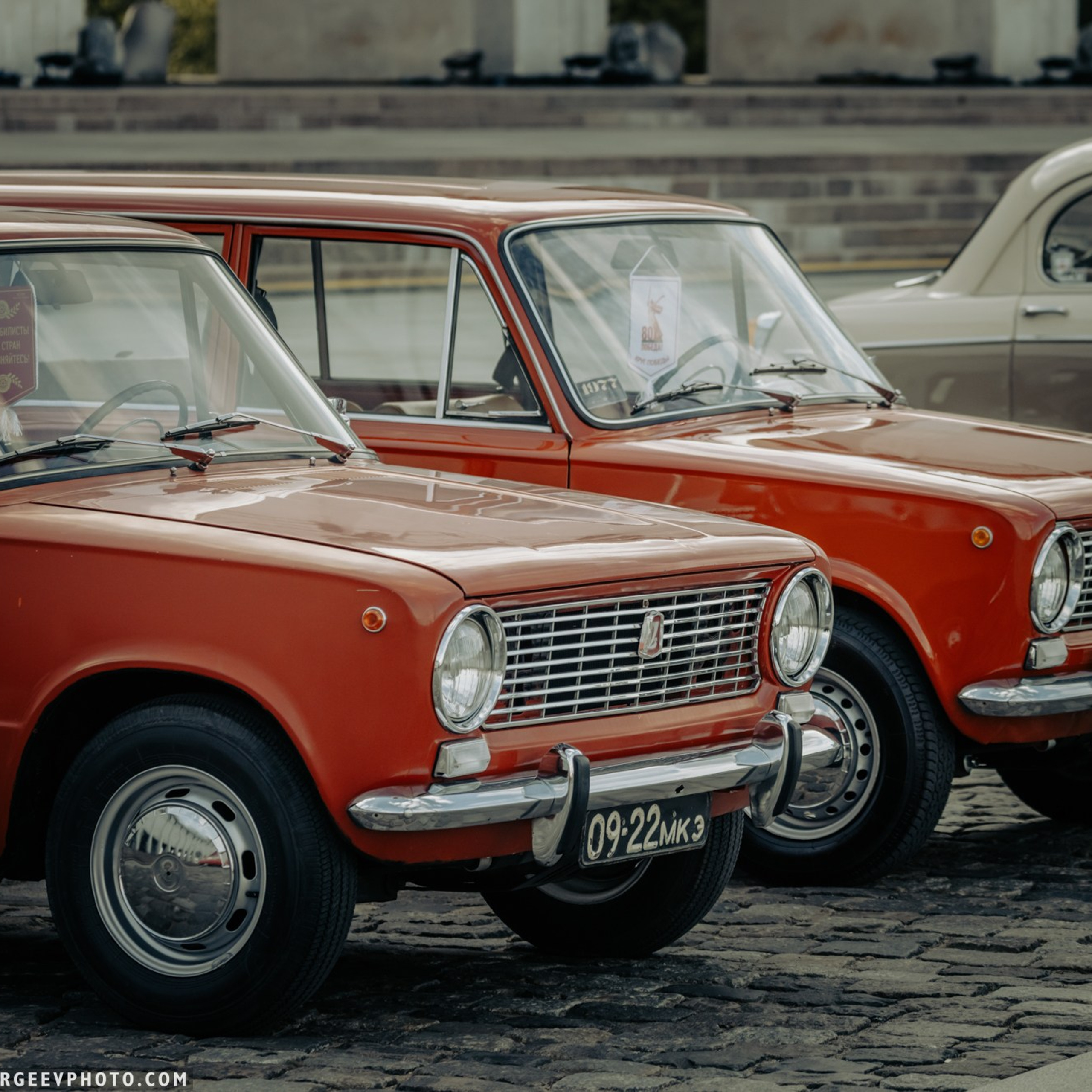 Retro cars in Moscow