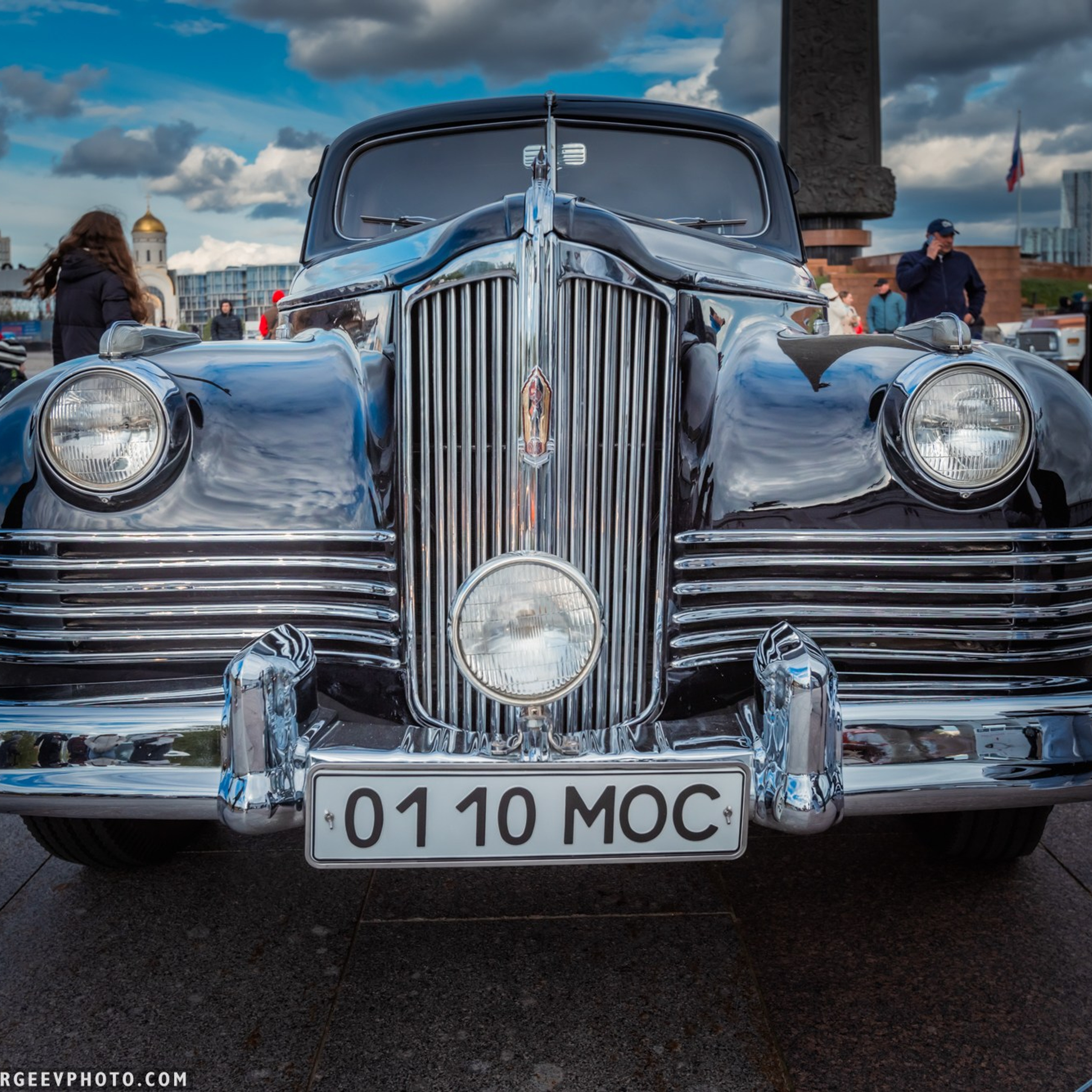 Retro cars in Moscow