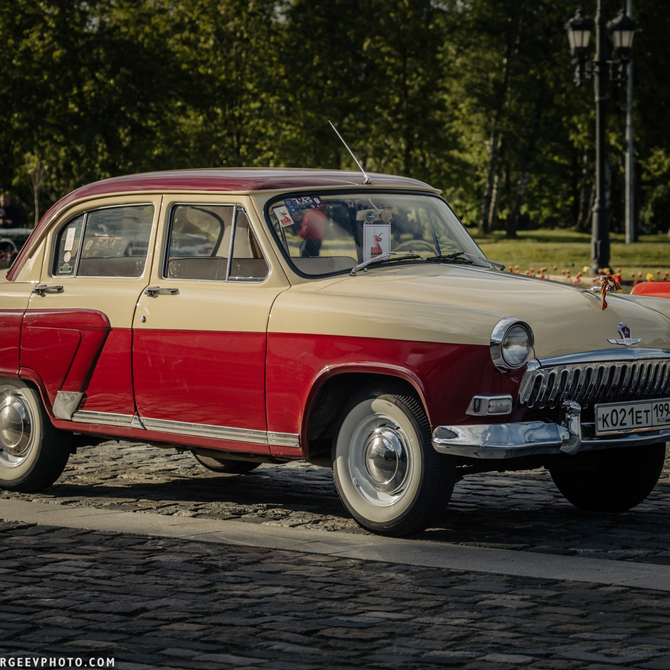 Retro cars in Moscow