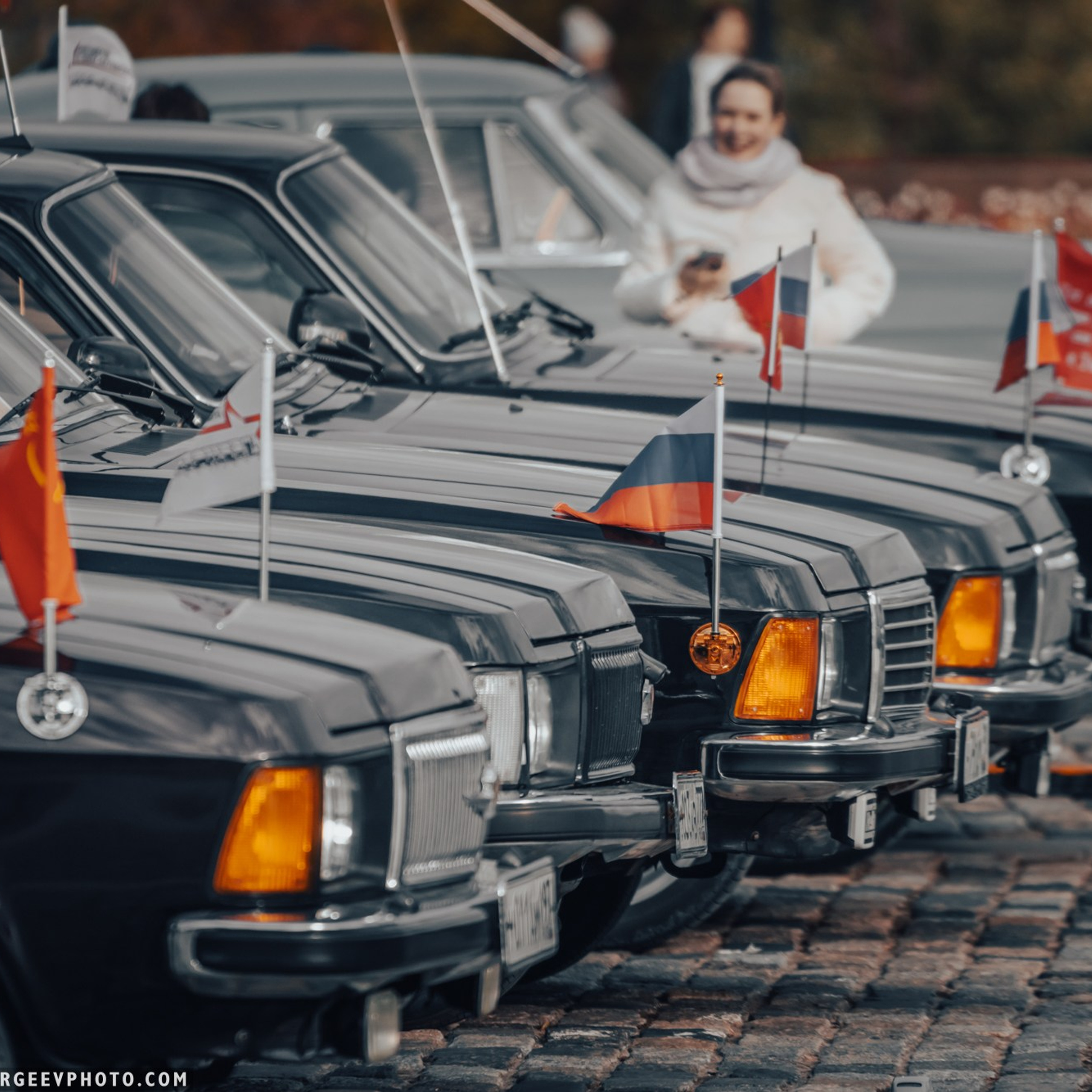 Retro cars in Moscow