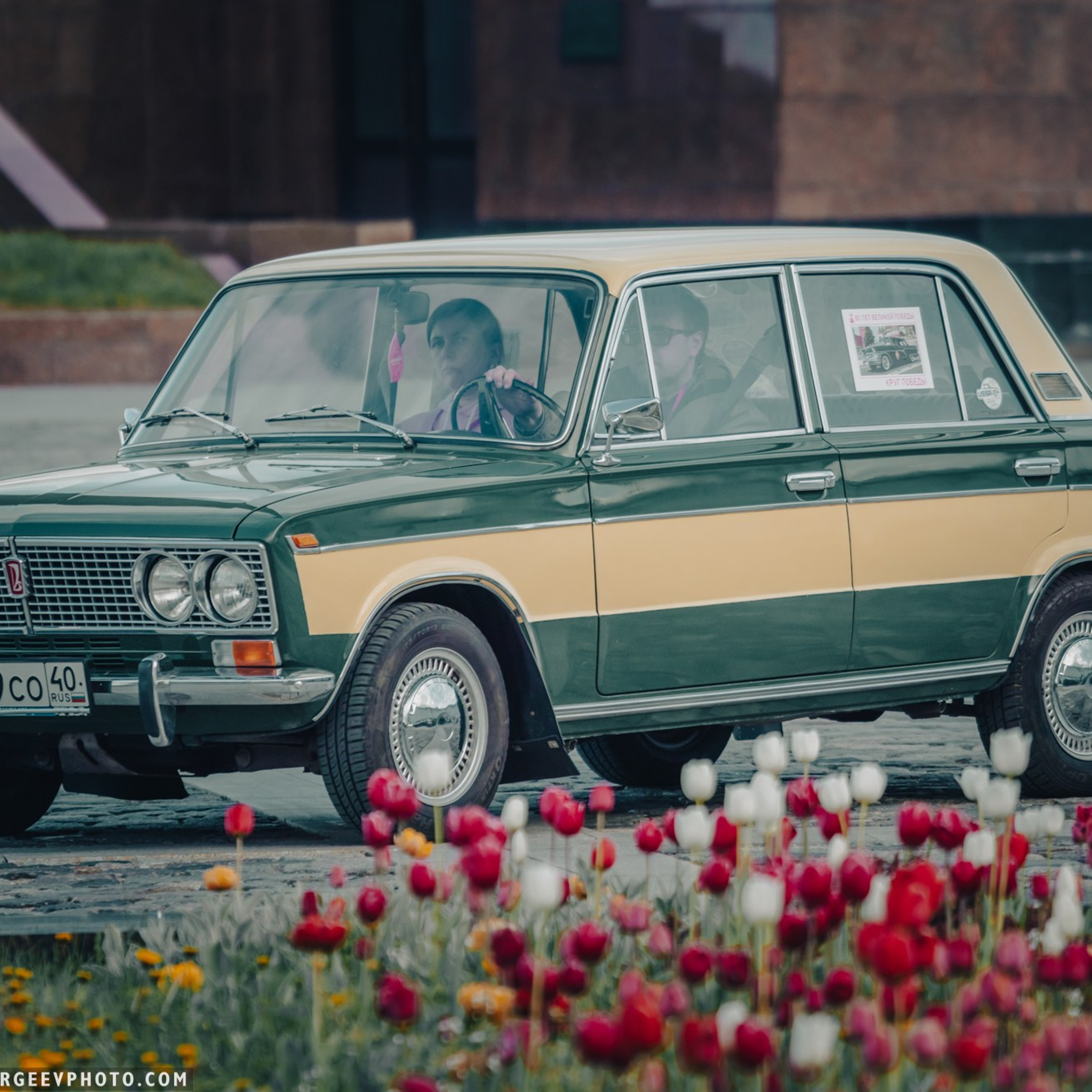 Retro cars in Moscow