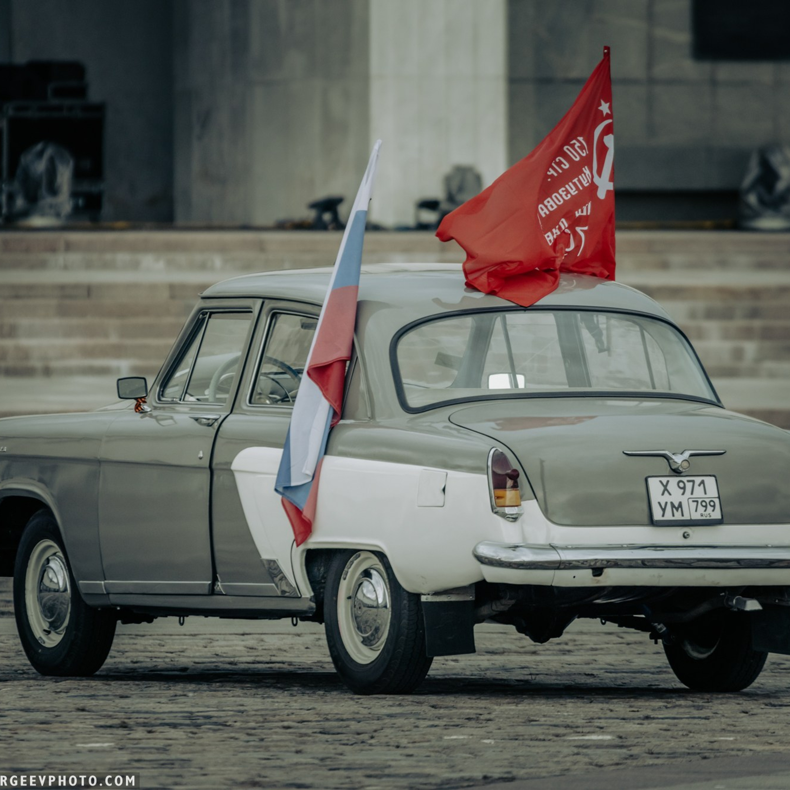 Retro cars in Moscow