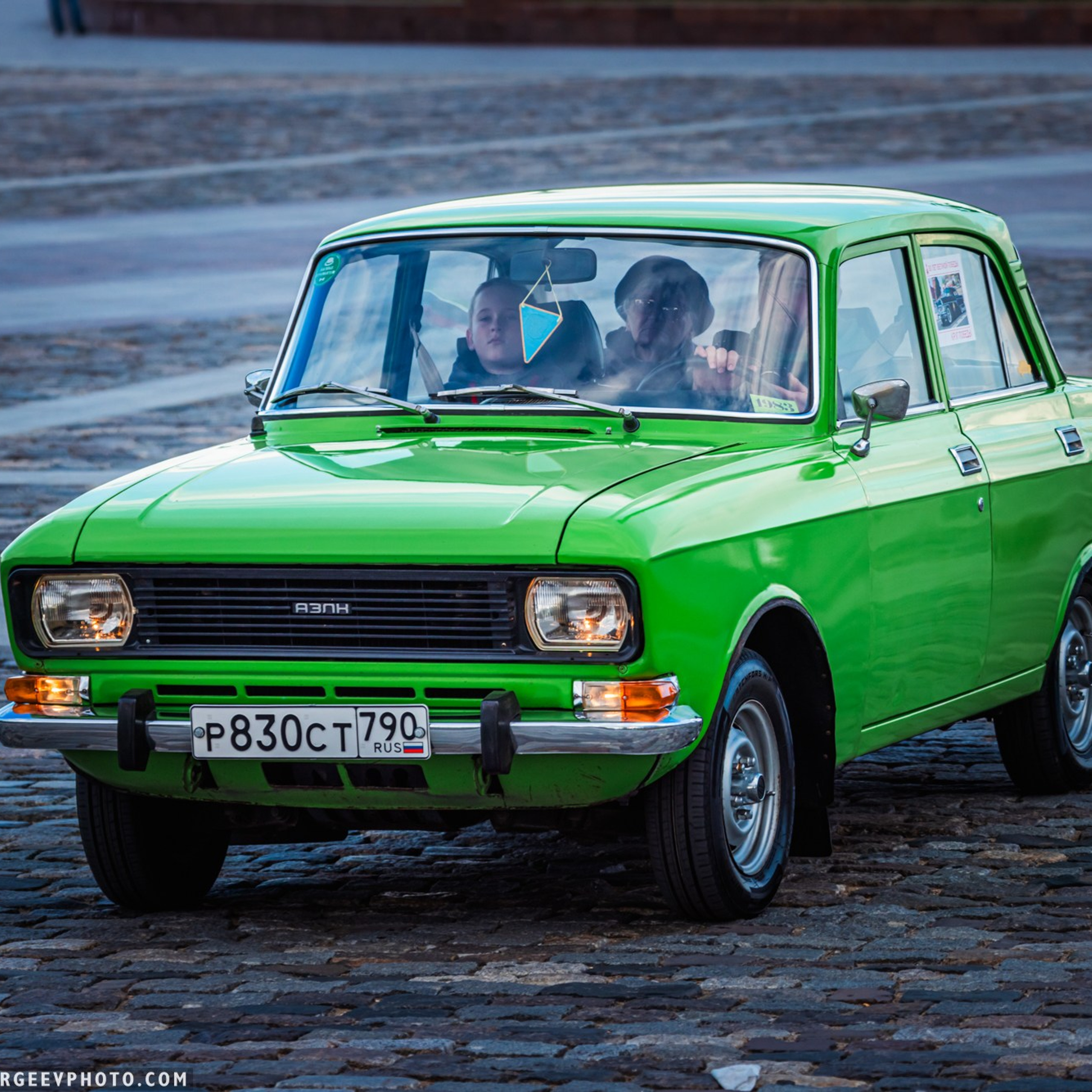 Retro cars in Moscow
