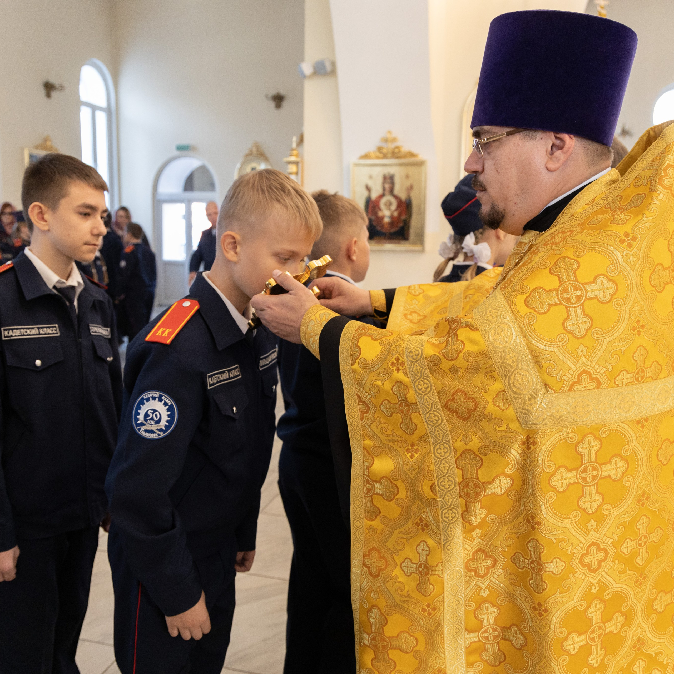 Кадеты. 23.10.2026. Храм Николая Чудотворца. Семейный и детский фотограф в Ульяновске — Лилия Павленкова