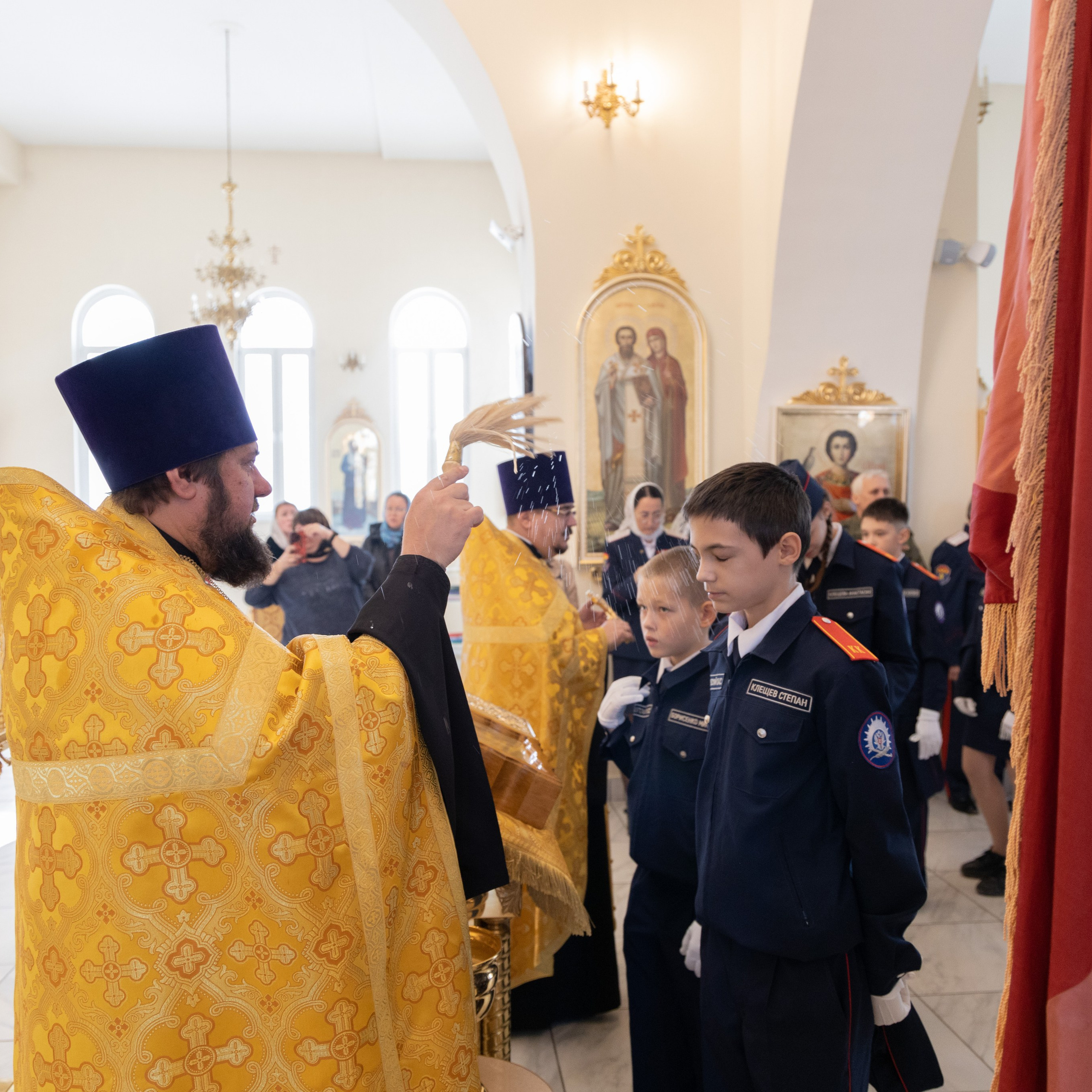 Кадеты. 23.10.2026. Храм Николая Чудотворца. Семейный и детский фотограф в Ульяновске — Лилия Павленкова