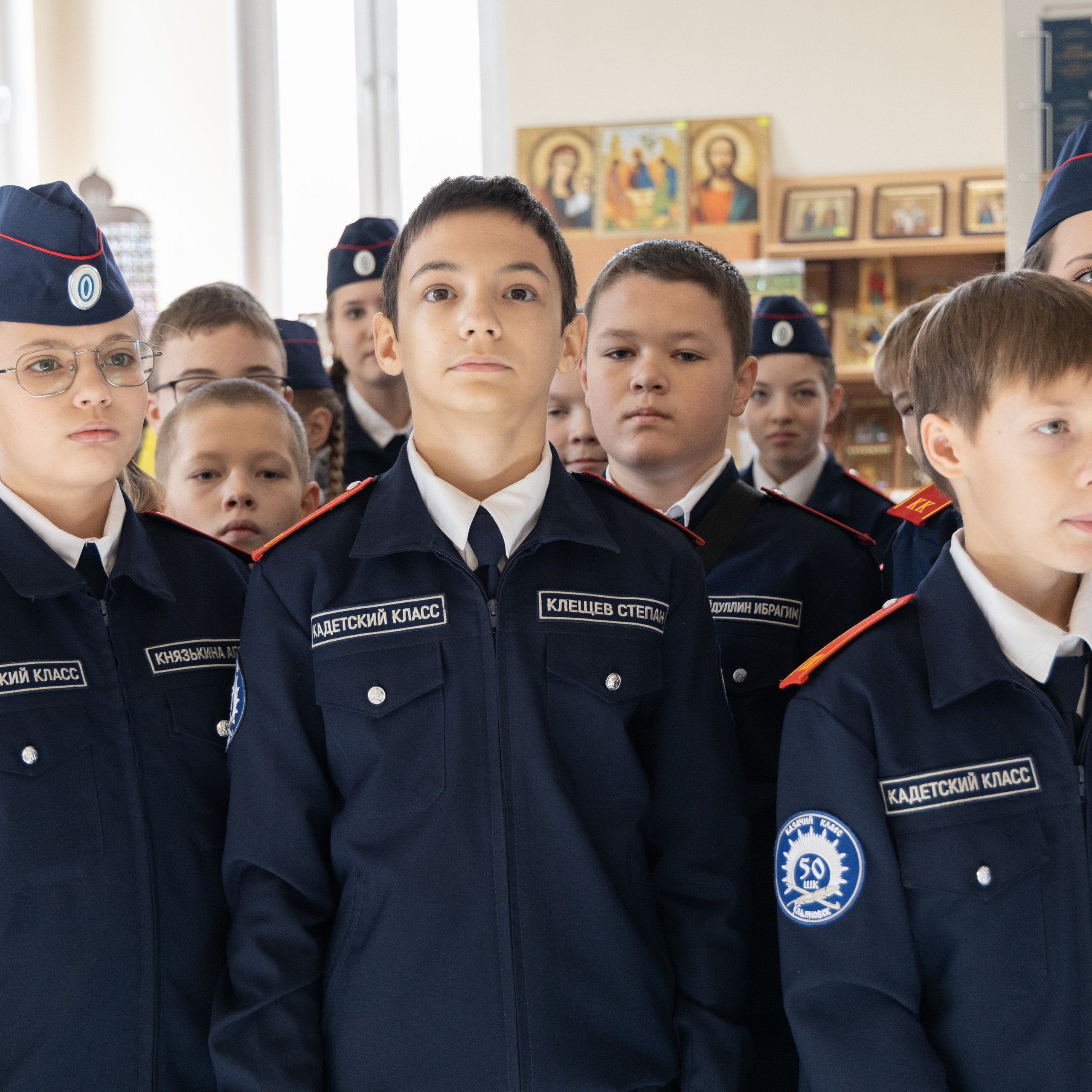 Кадеты. 23.10.2026. Храм Николая Чудотворца. Семейный и детский фотограф в Ульяновске — Лилия Павленкова