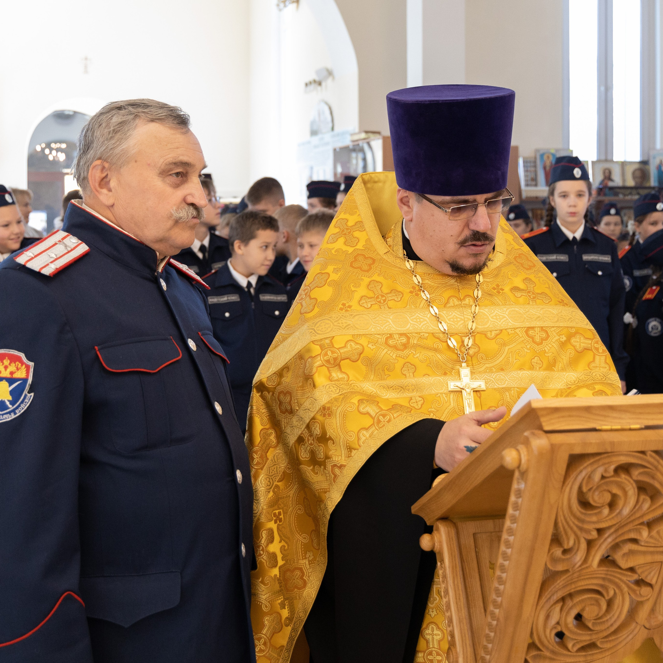 Кадеты. 23.10.2026. Храм Николая Чудотворца. Семейный и детский фотограф в Ульяновске — Лилия Павленкова