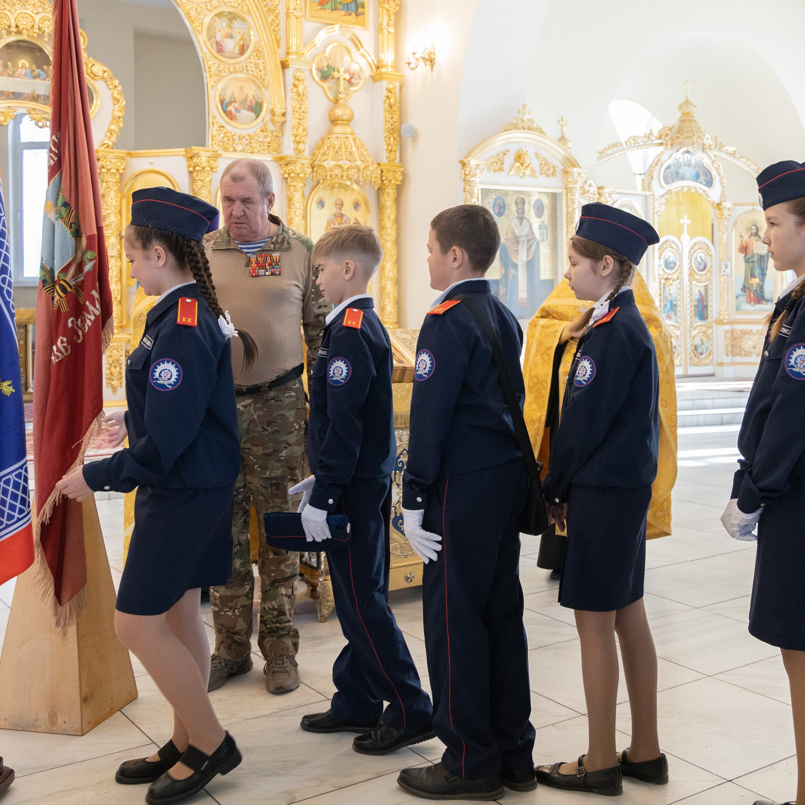 Кадеты. 23.10.2026. Храм Николая Чудотворца. Семейный и детский фотограф в Ульяновске — Лилия Павленкова