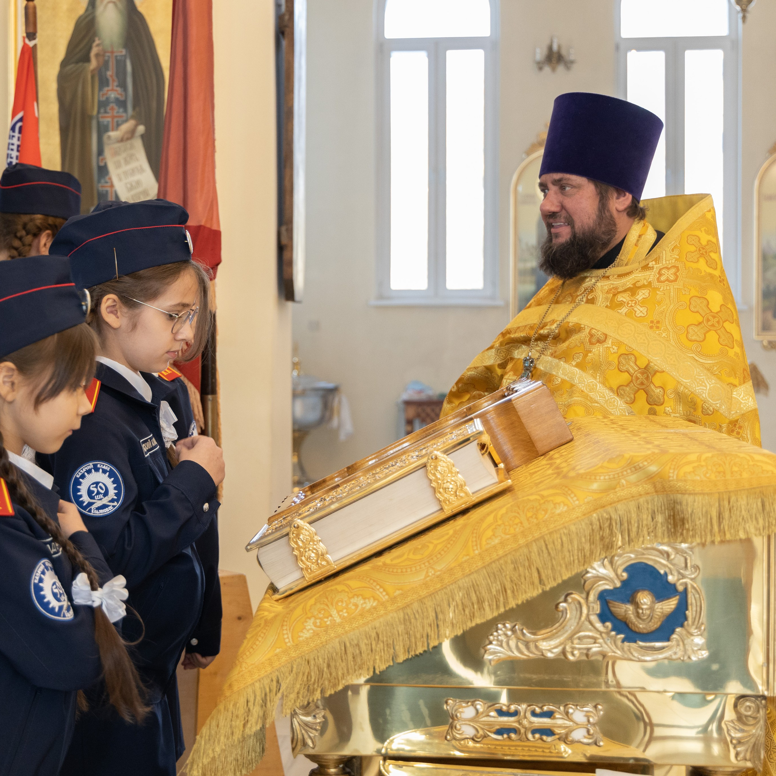 Кадеты. 23.10.2026. Храм Николая Чудотворца. Семейный и детский фотограф в Ульяновске — Лилия Павленкова