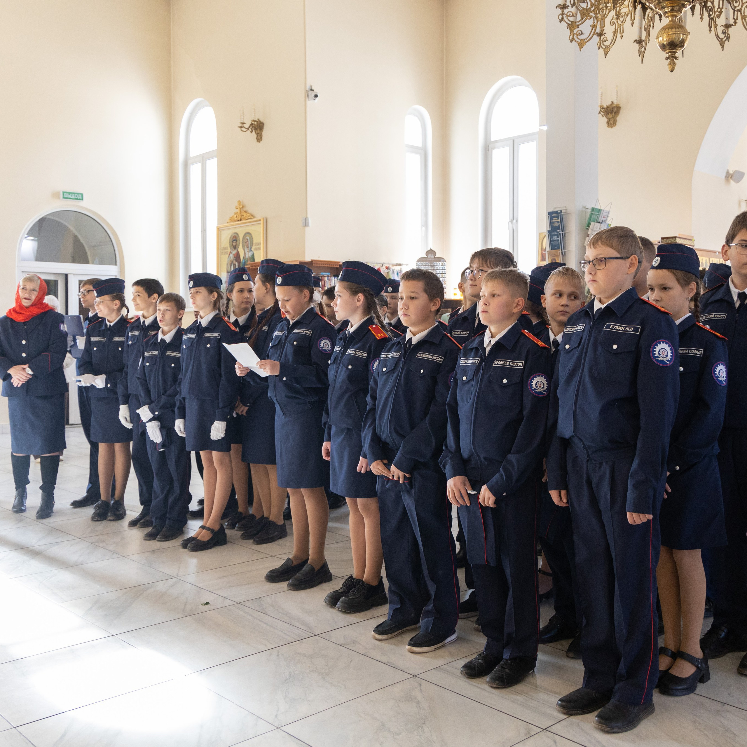 Кадеты. 23.10.2026. Храм Николая Чудотворца. Семейный и детский фотограф в Ульяновске — Лилия Павленкова